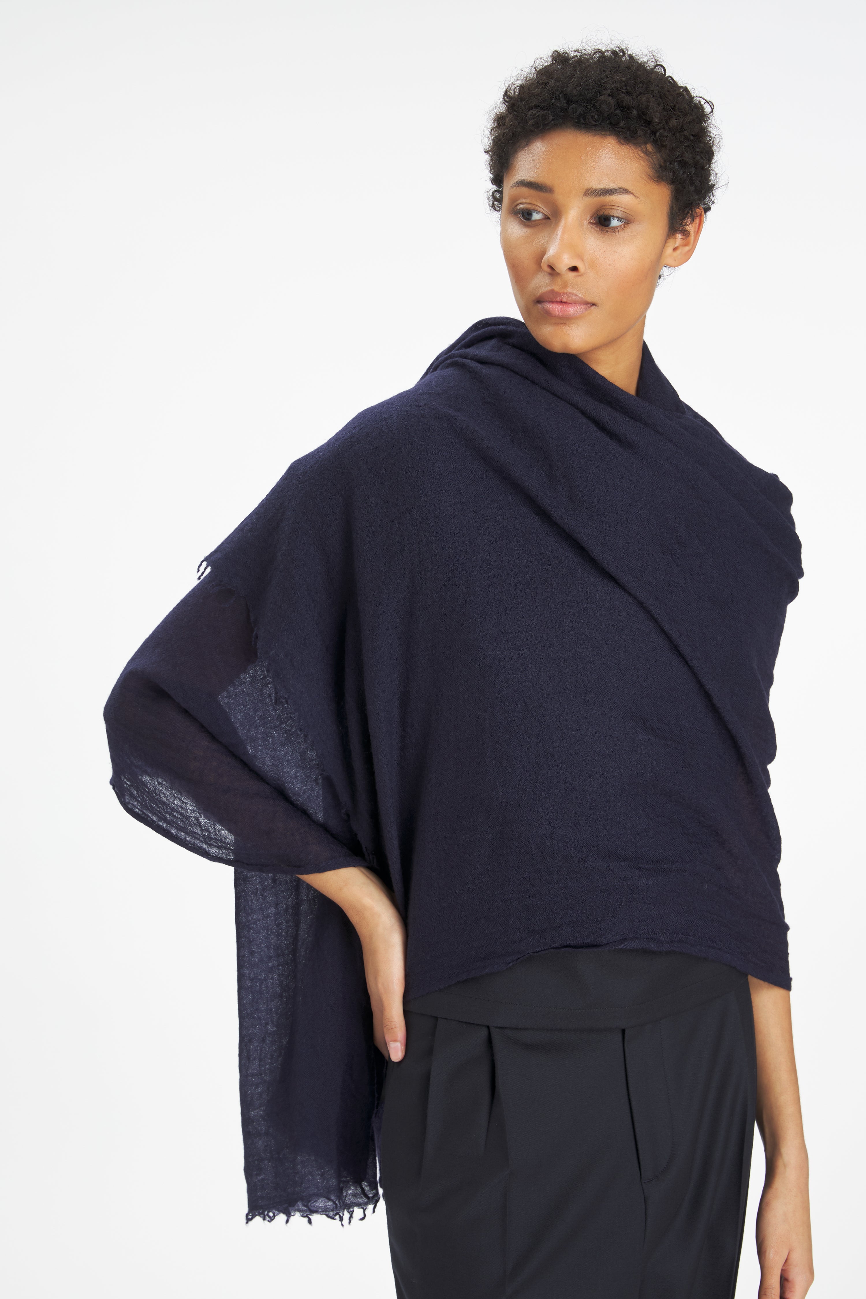 Scarf Sciarpone Casimir Navy