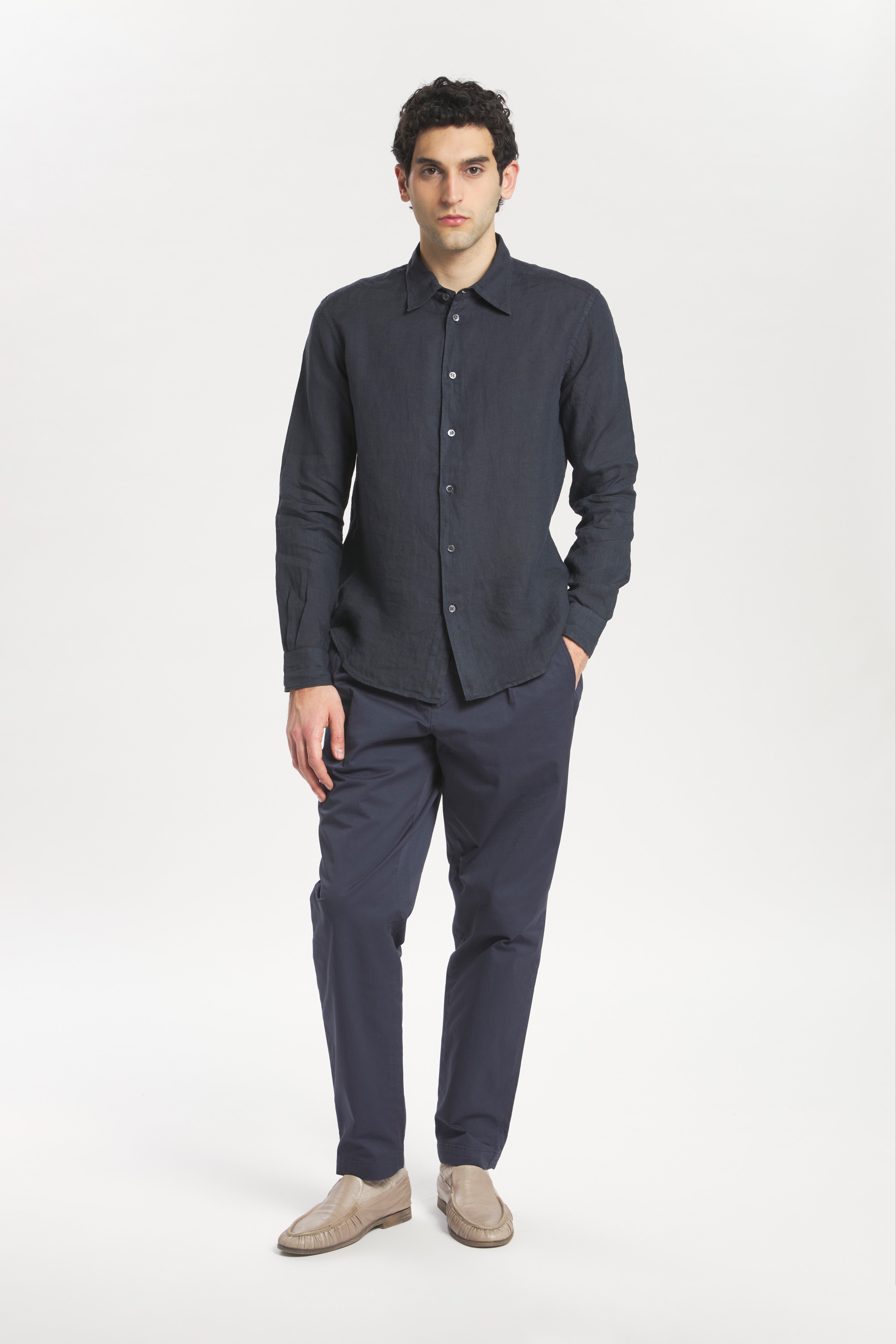Camicia Maridola Telino Navy