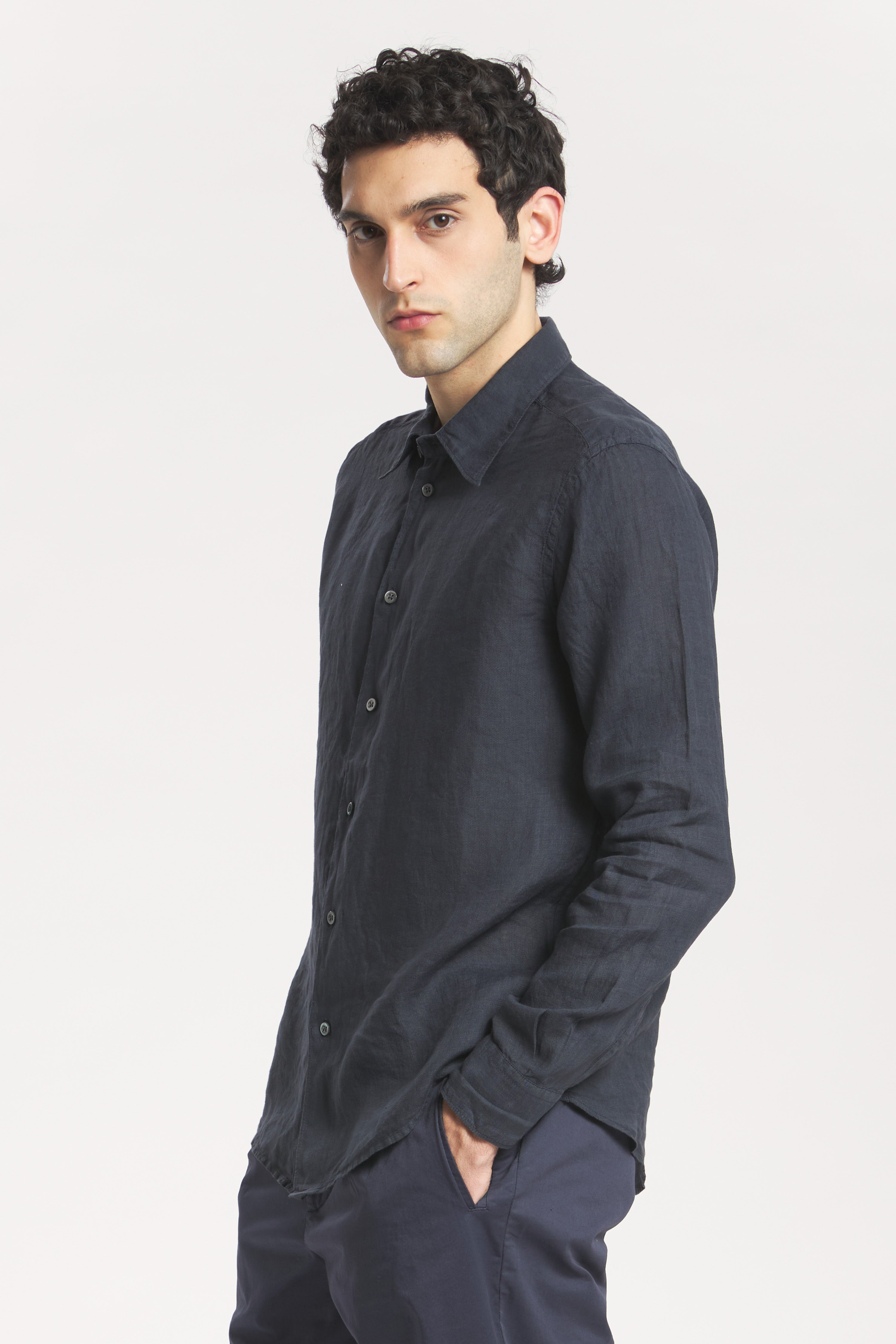 Camicia Maridola Telino Navy