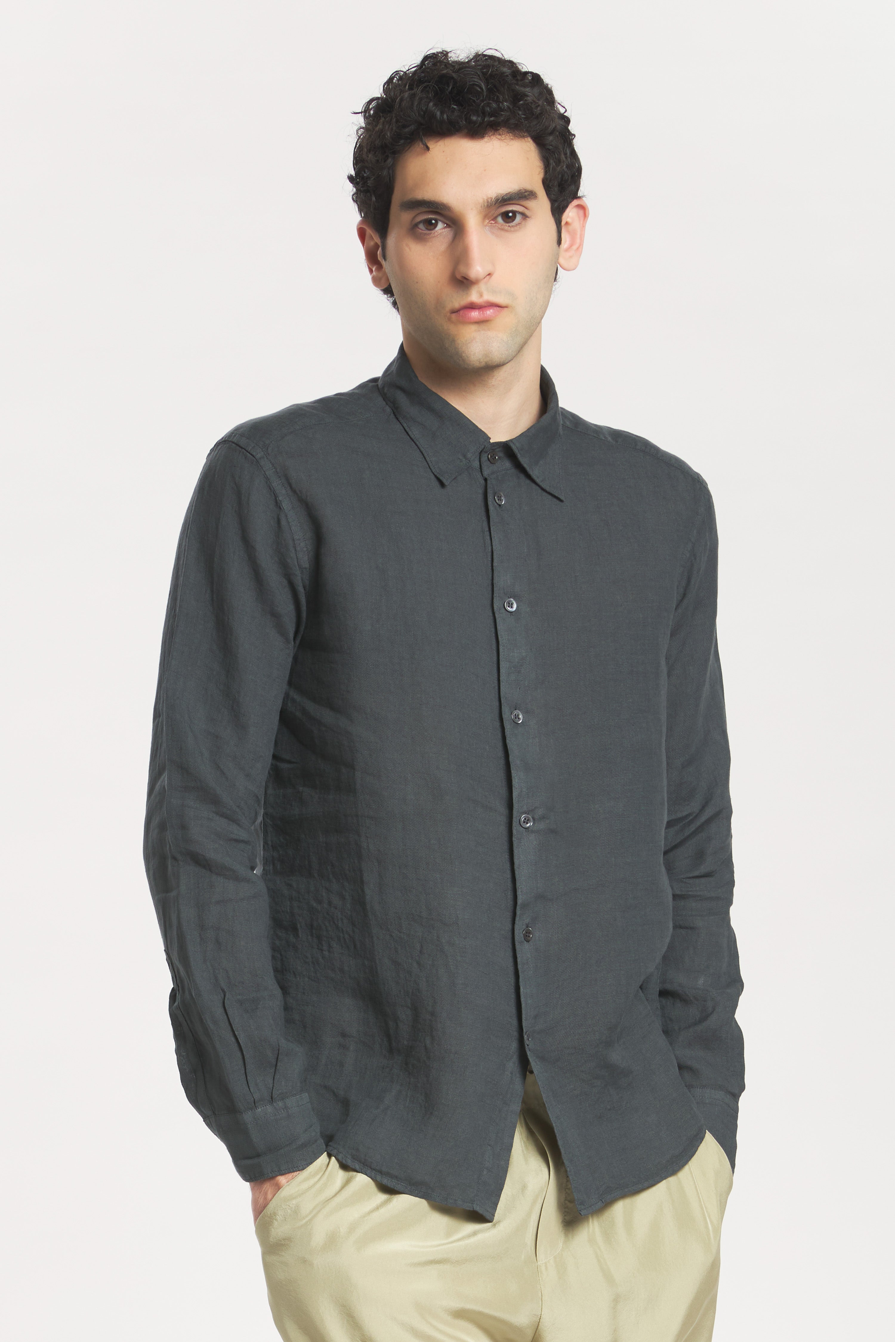 Camicia Maridola Telino Piombo
