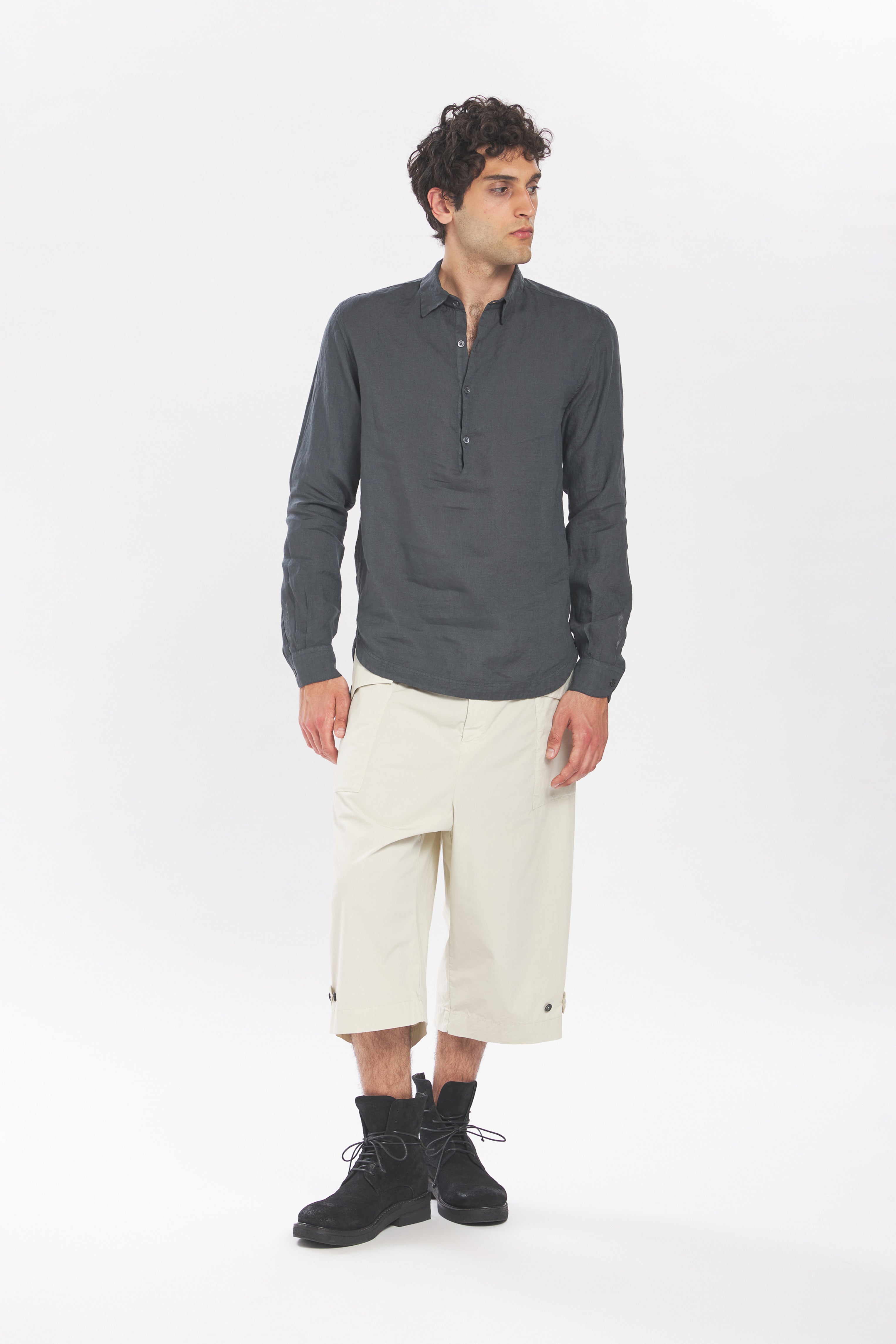 Camicia PavanS Telino Piombo