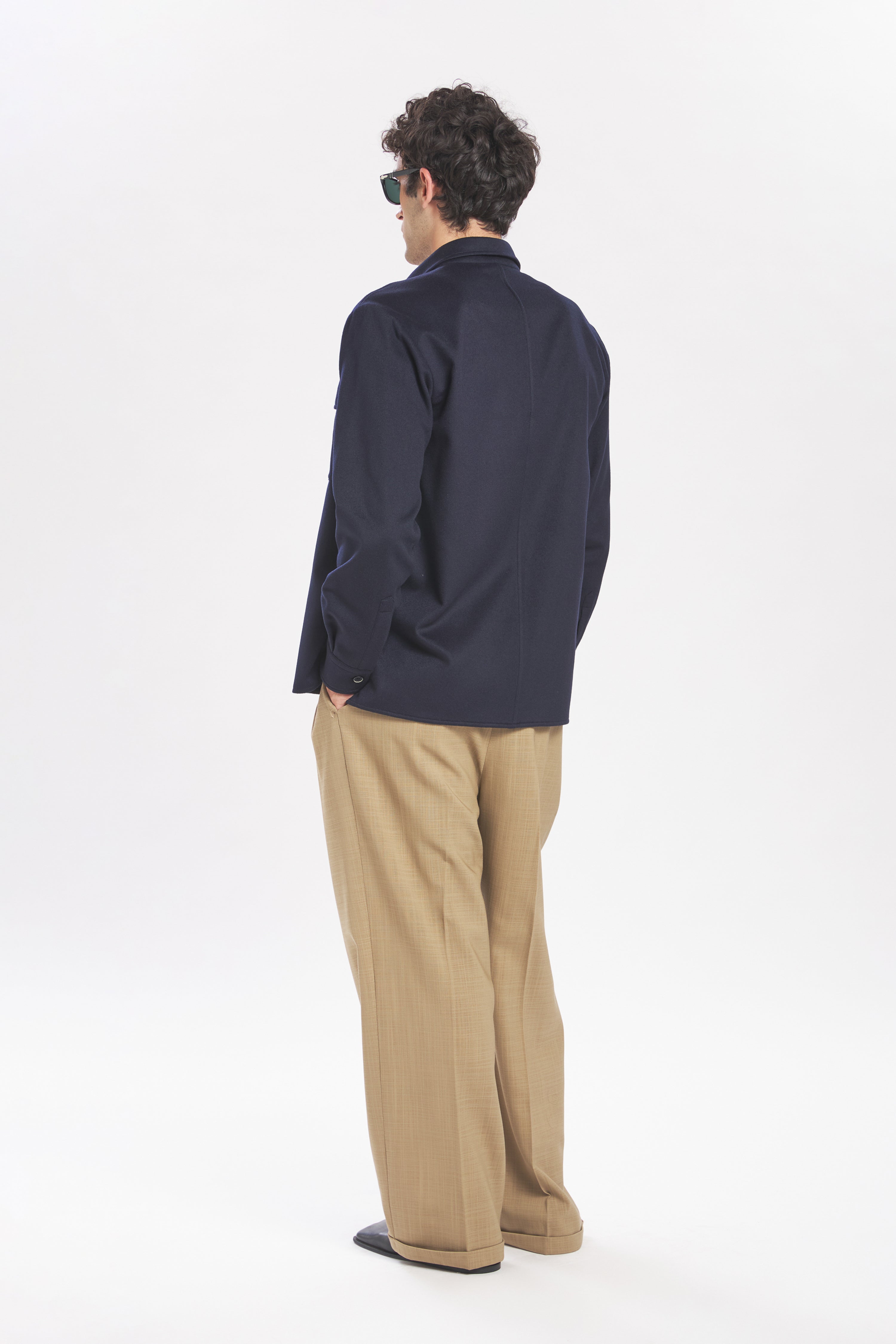 Camicia Den Cachemire Navy