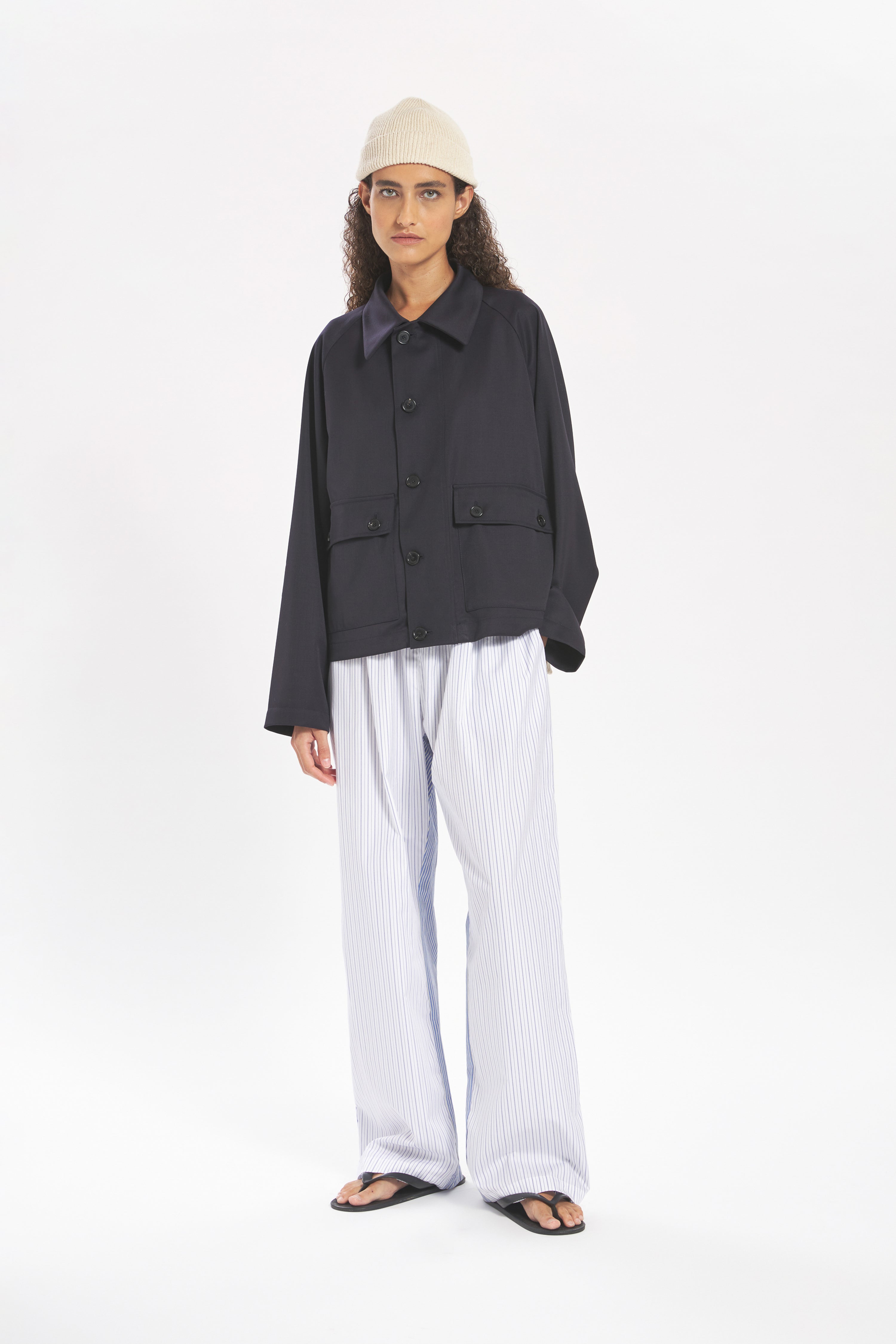 Coat Aria Semper Navy