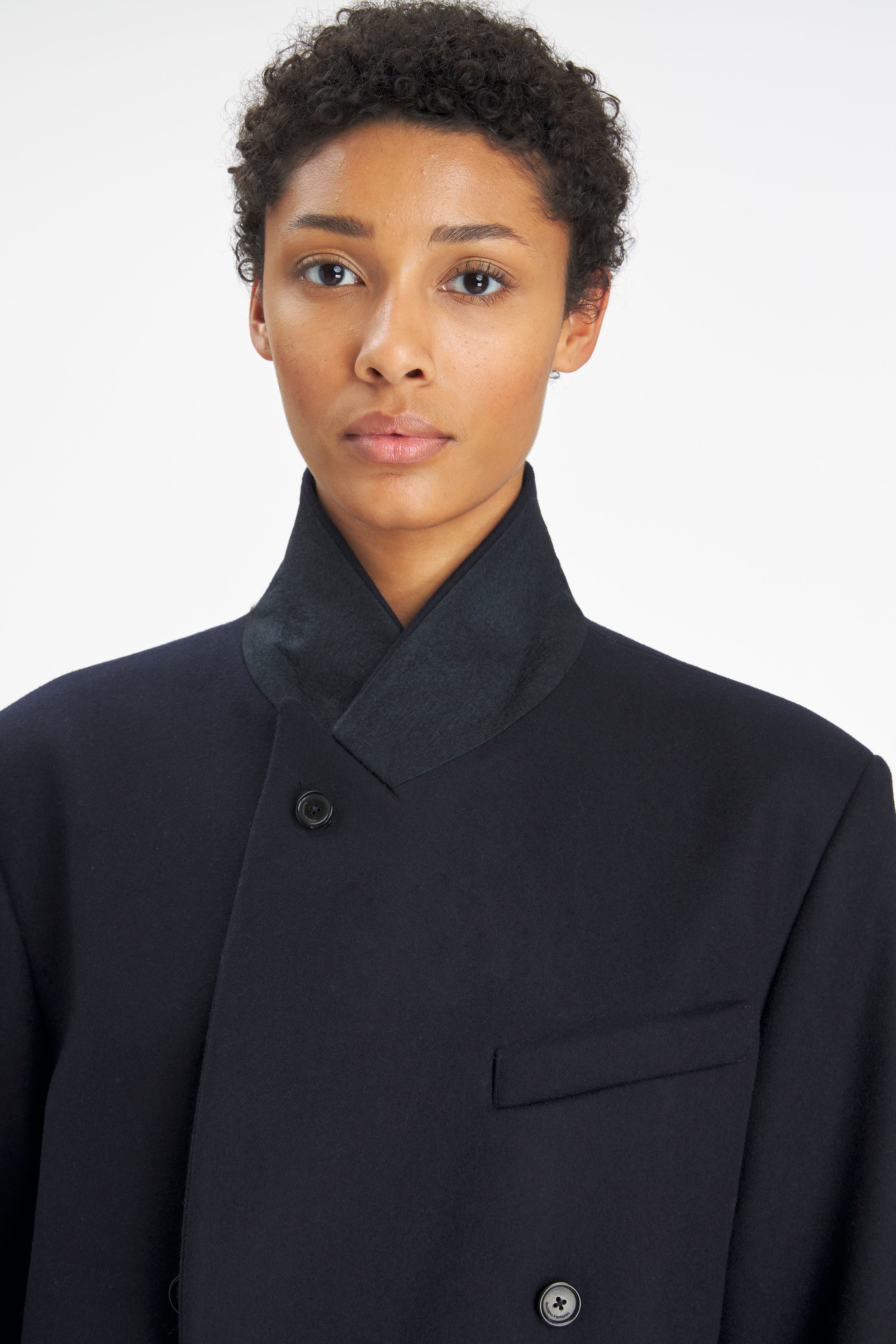 Coat Gianni Caramal Navy