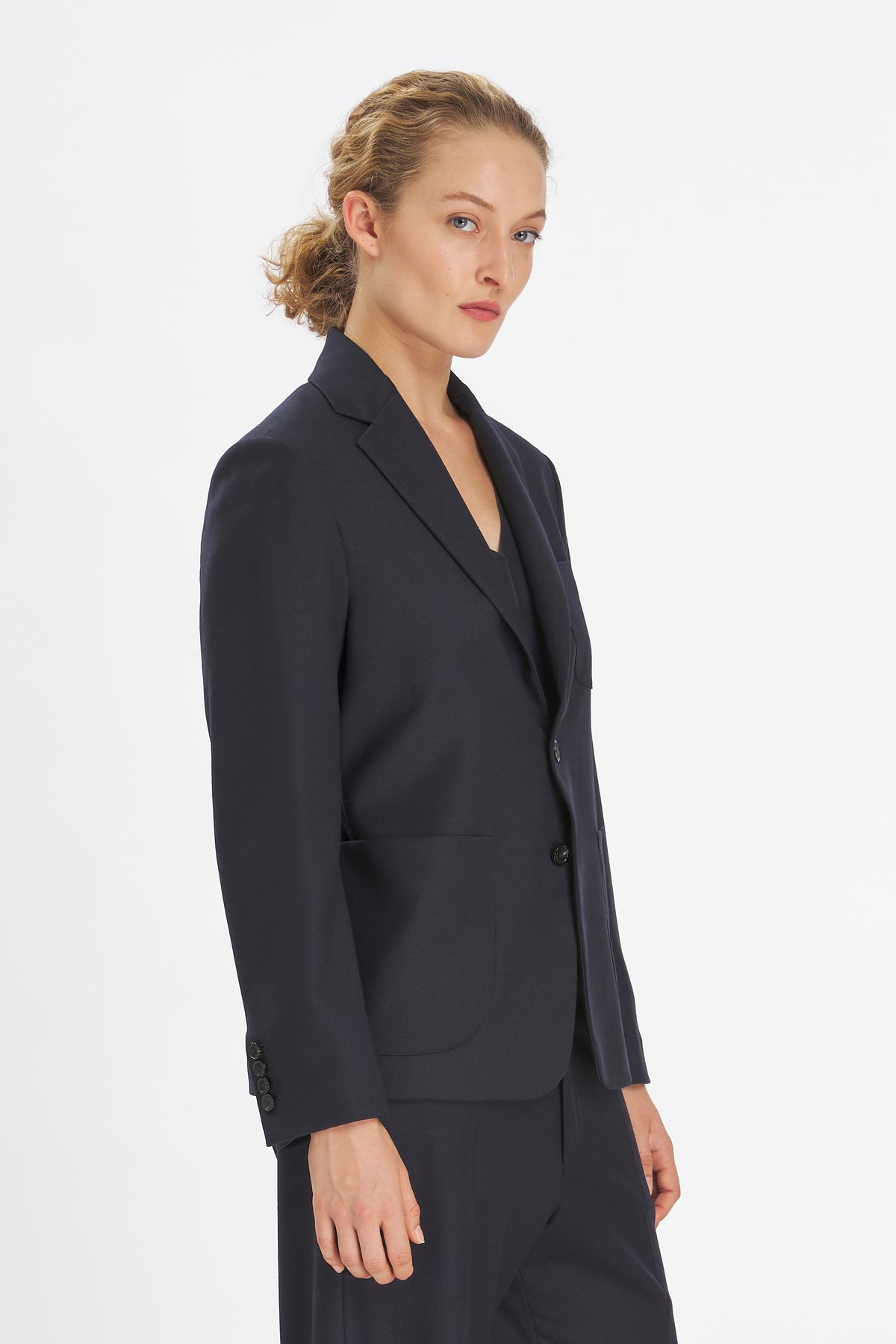 Jacket Sila Flan Navy