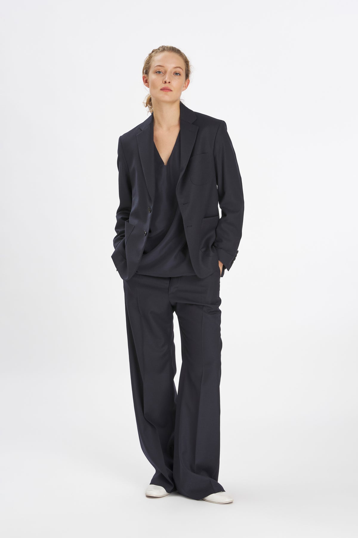 Jacket Sila Flan Navy