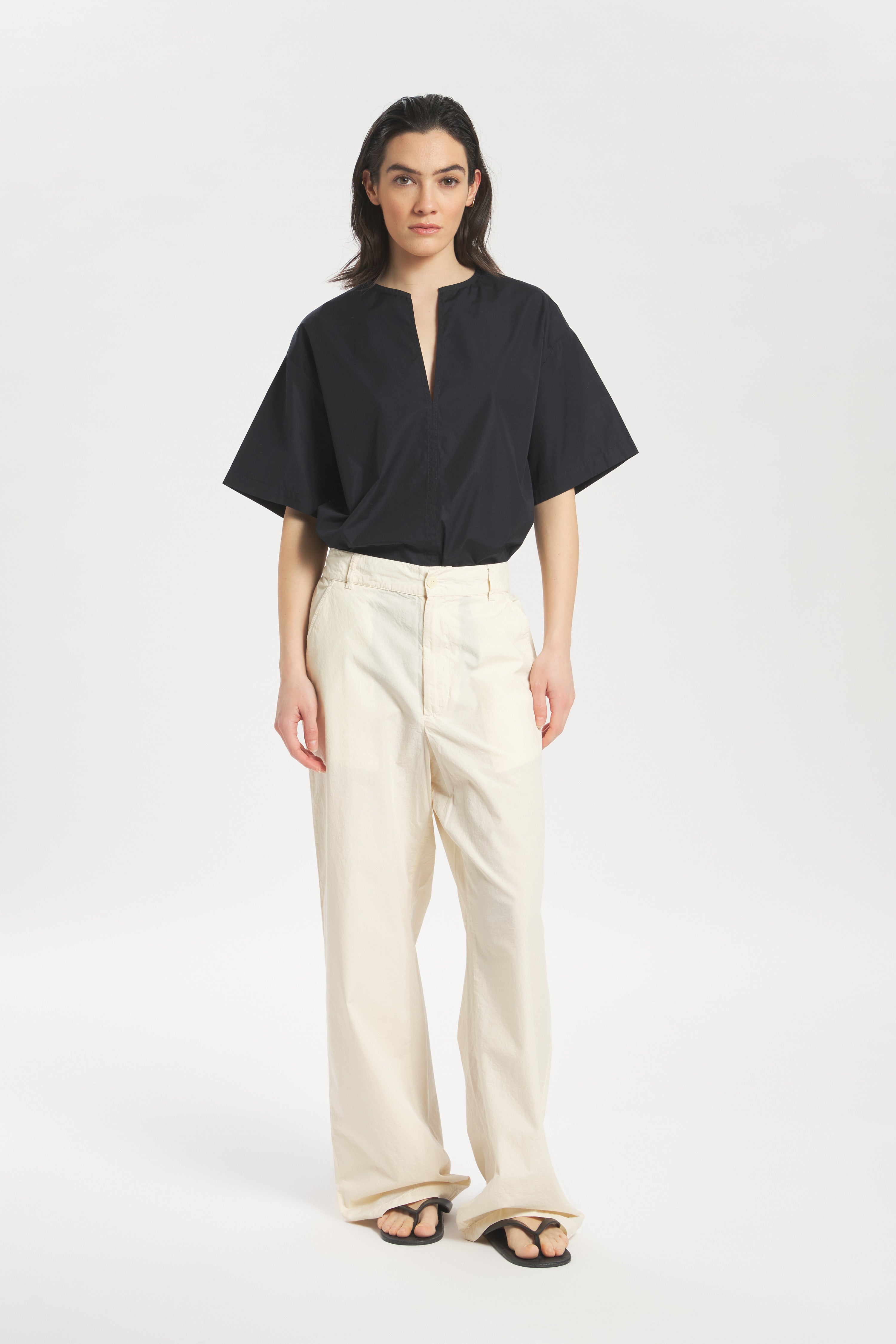 Trousers Ida Tendon Ecrù