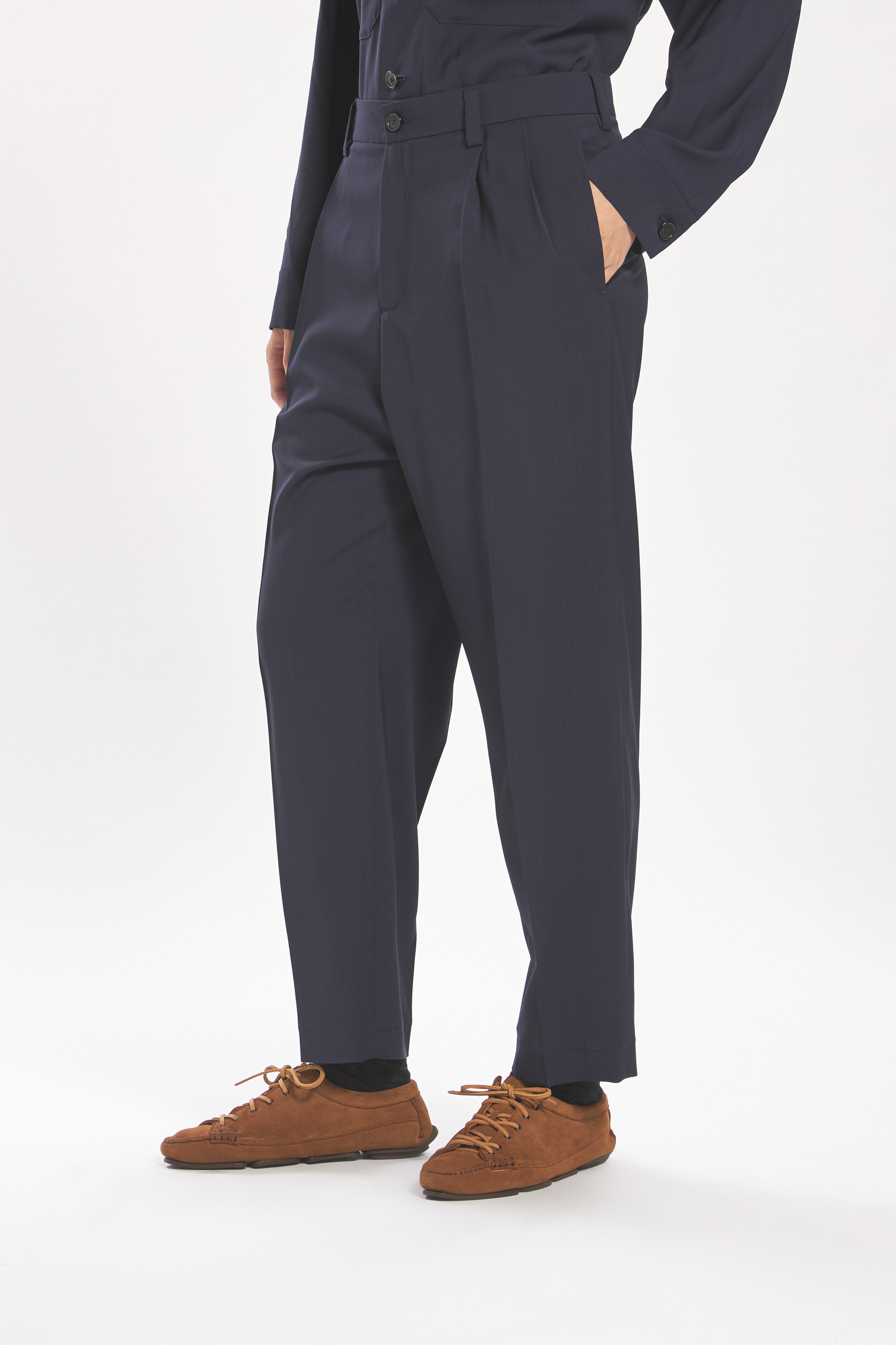 Trousers Roxanne Tropical Navy