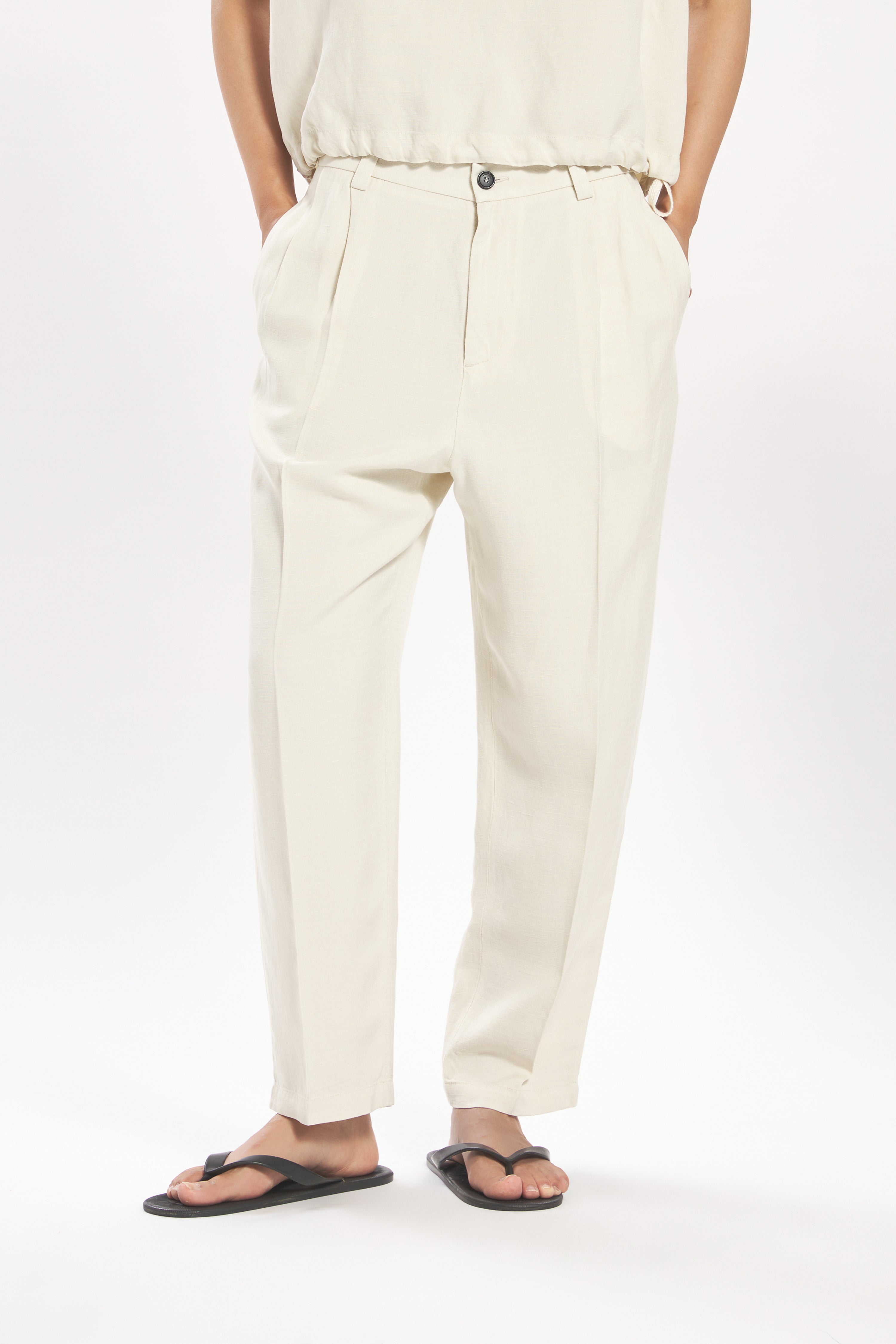 Trousers Roxanne Brezza Avorio