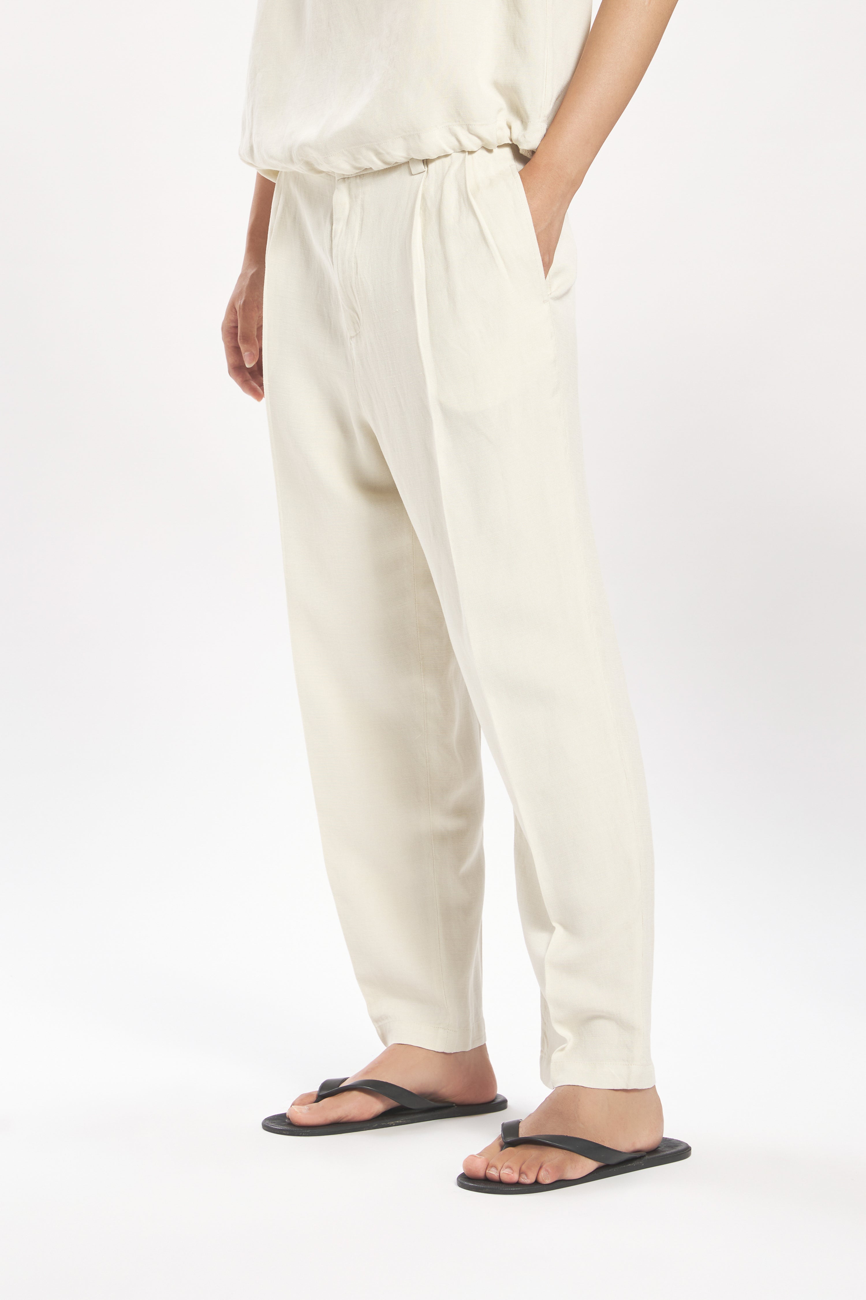 Trousers Roxanne Brezza Avorio