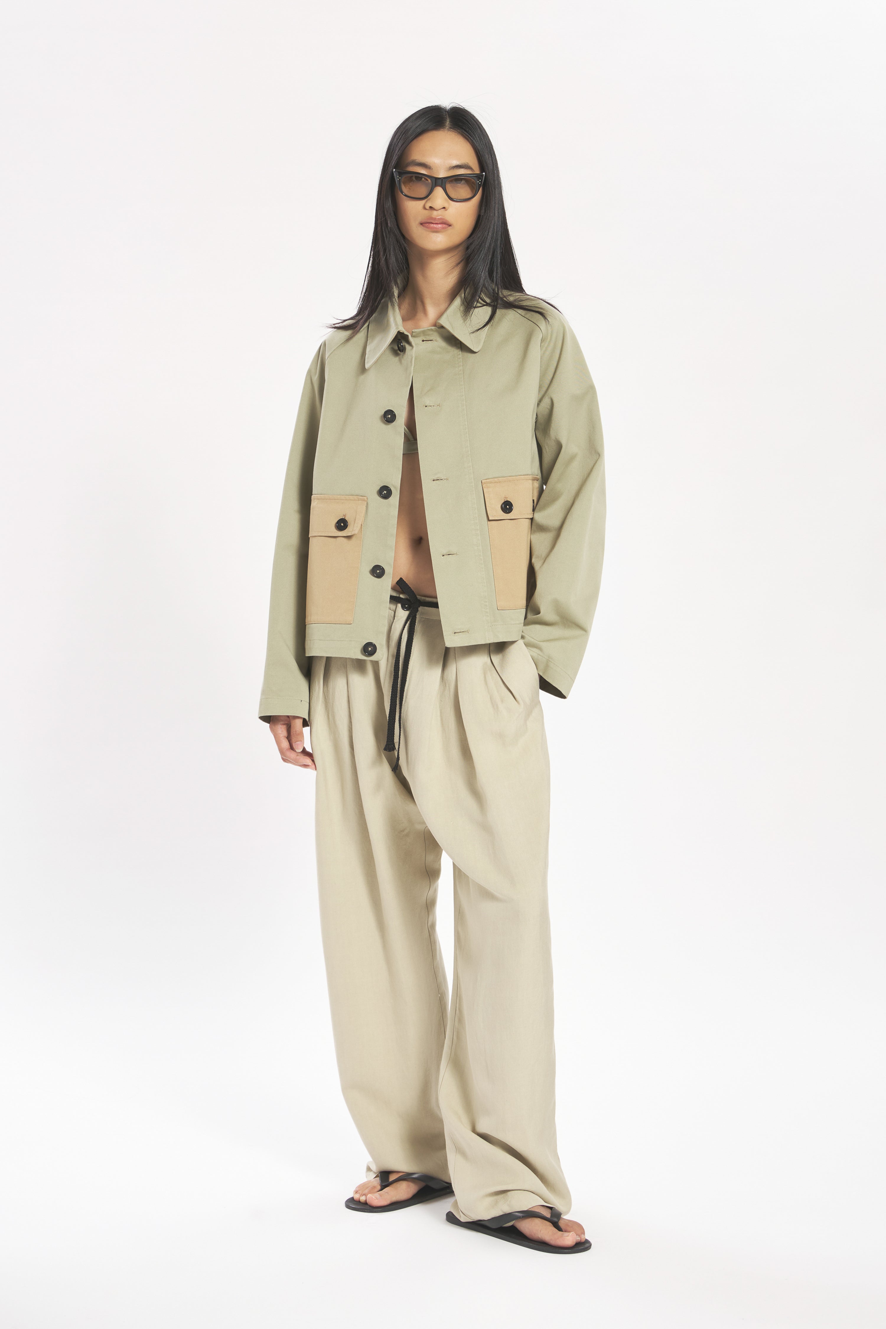 Coat Aria Varotto patchwork