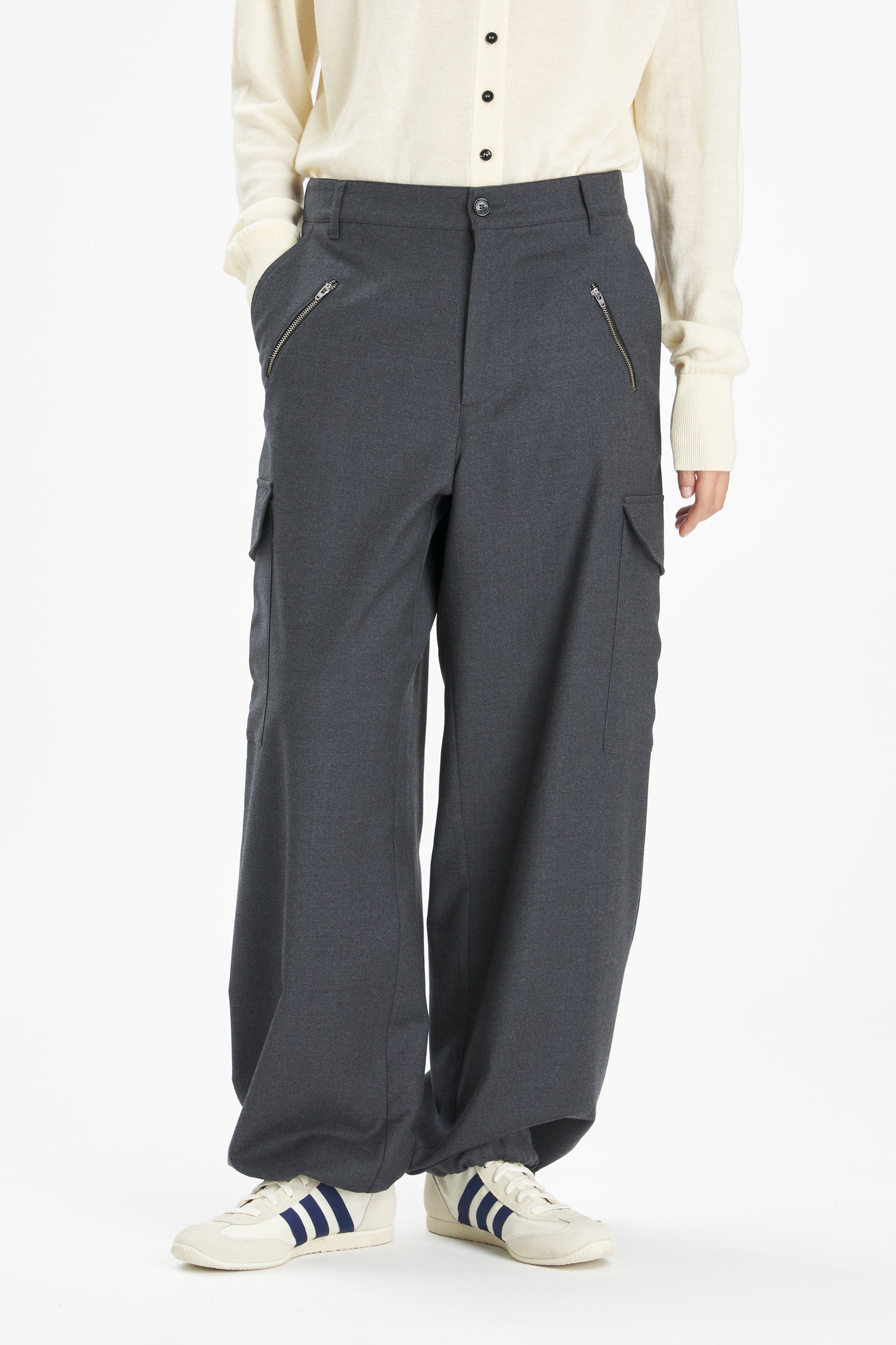 Pantalone Nauta Flan Grigio
