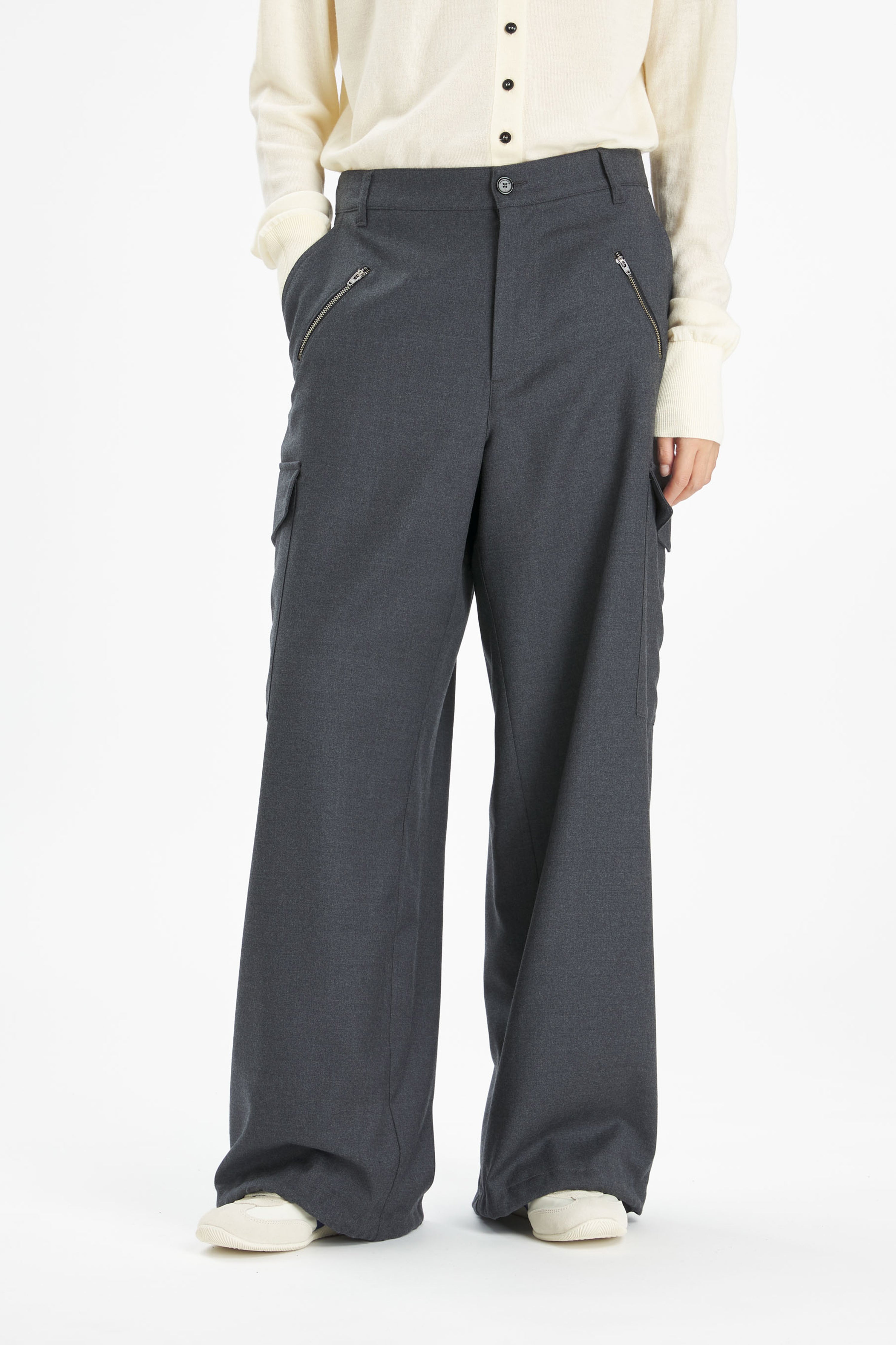 Pantalone Nauta Flan Grigio