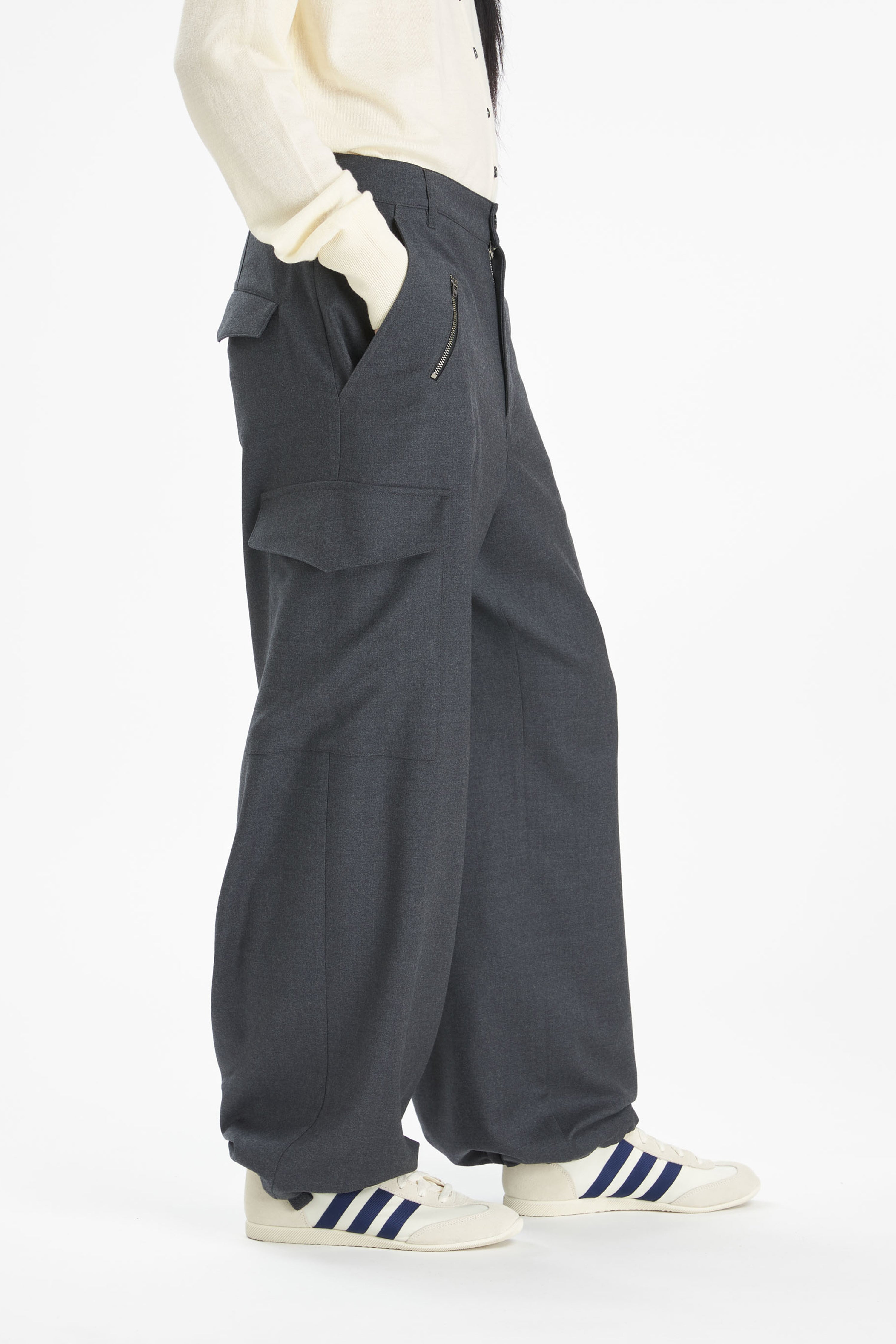 Pantalone Nauta Flan Grigio