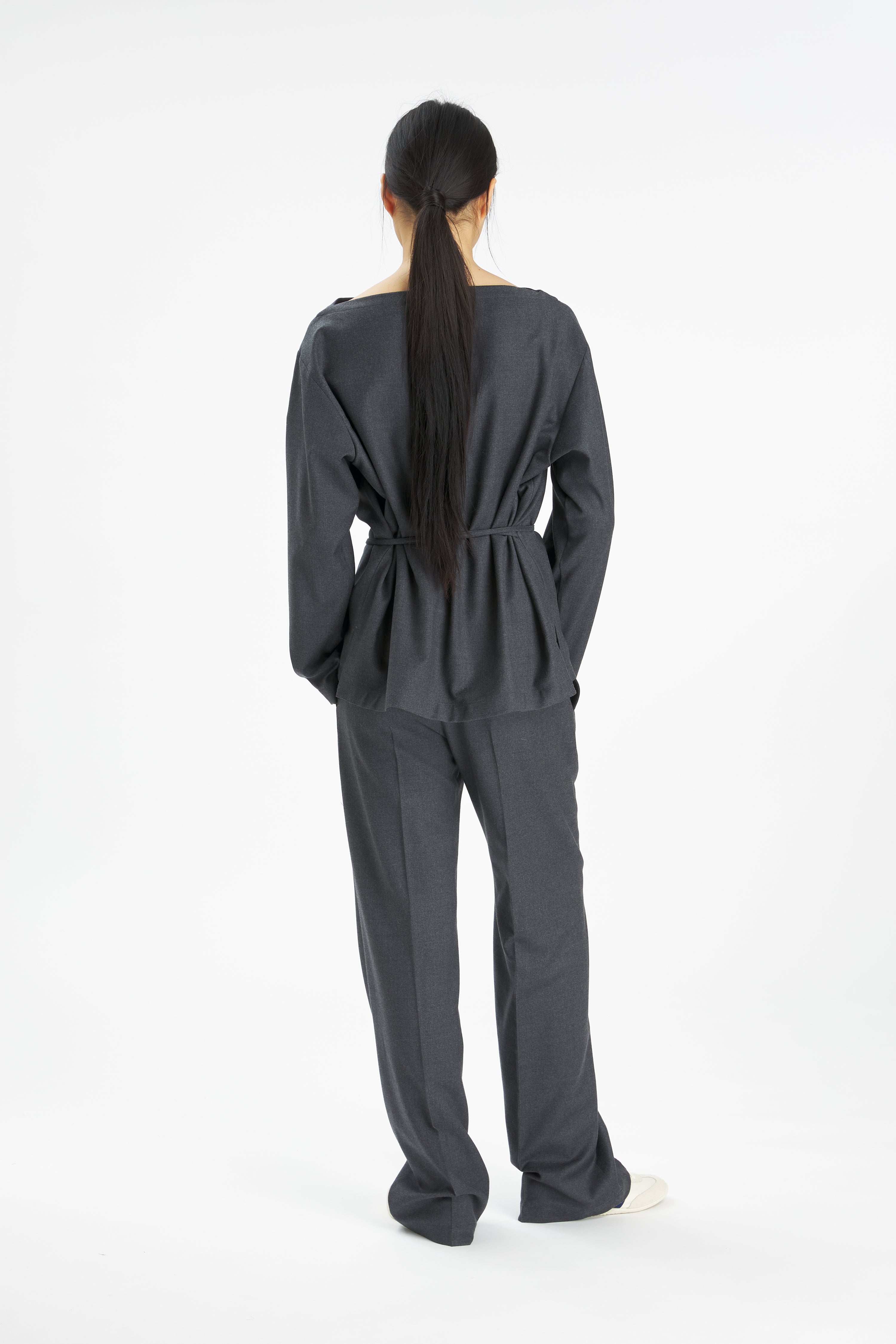 Trousers Coen Flan Grigio