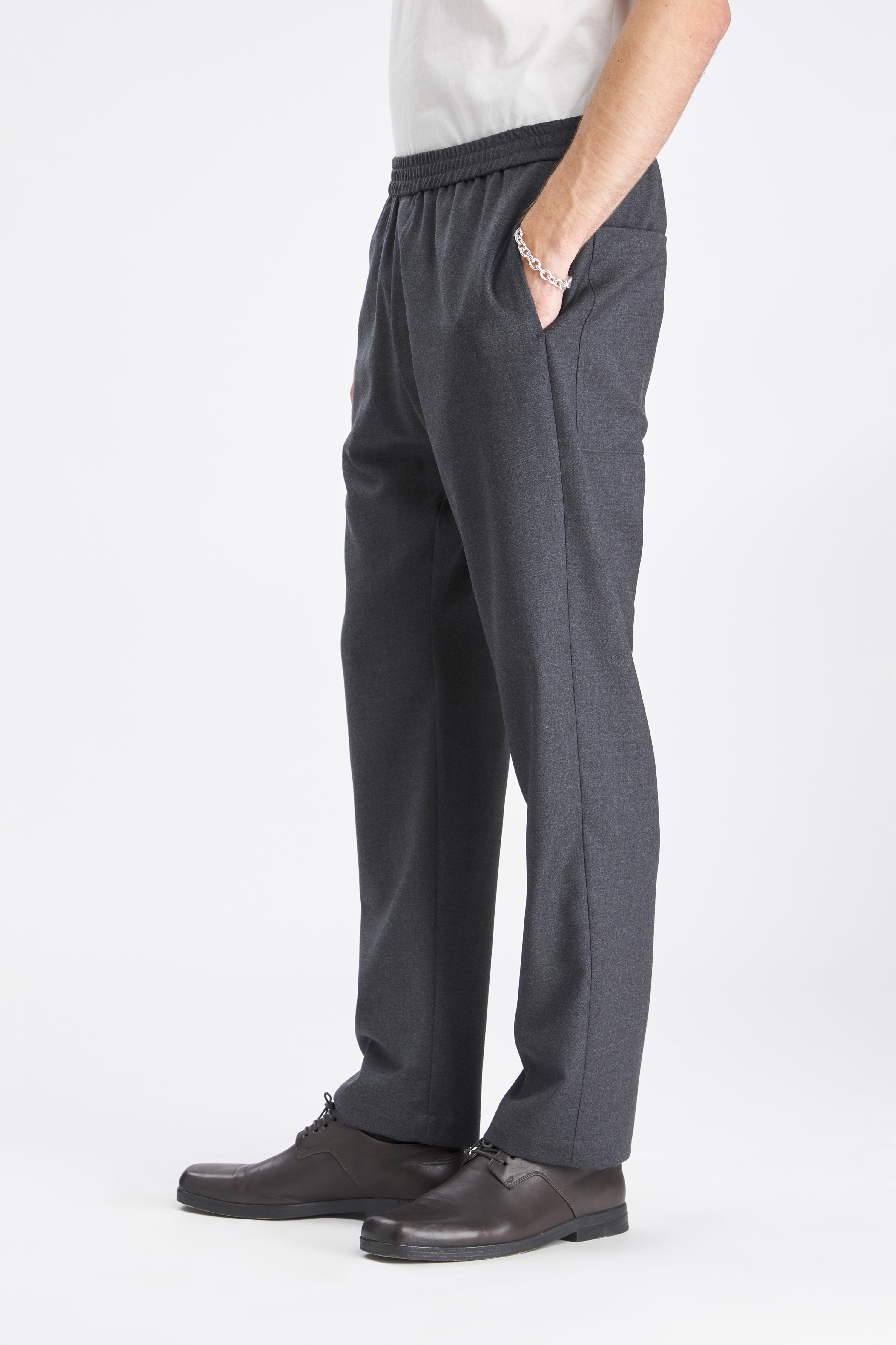 Trousers Bativoga Flan Grigio