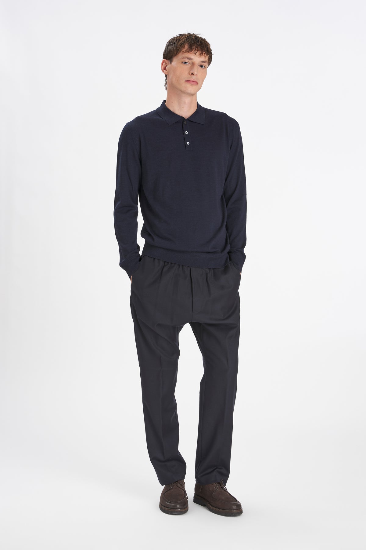 Trousers Bativoga Flan Navy