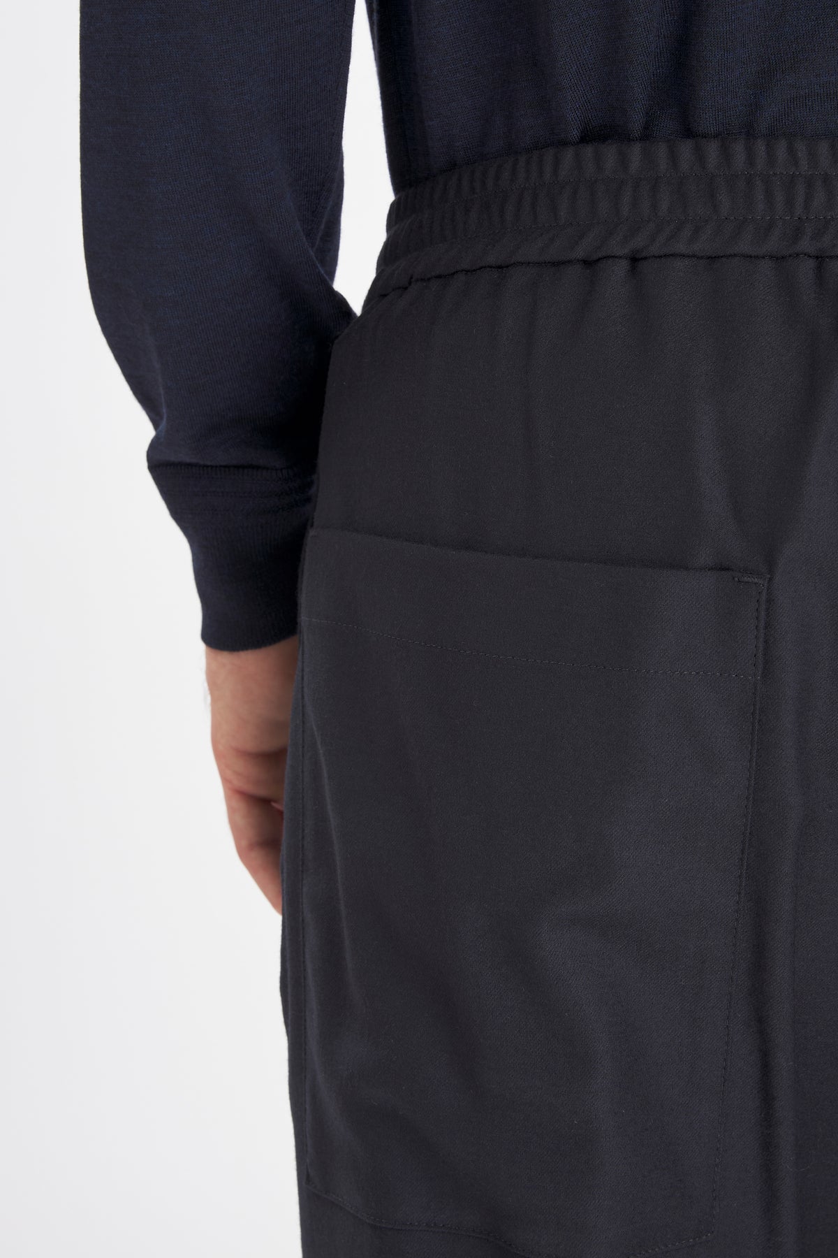 Trousers Bativoga Flan Navy