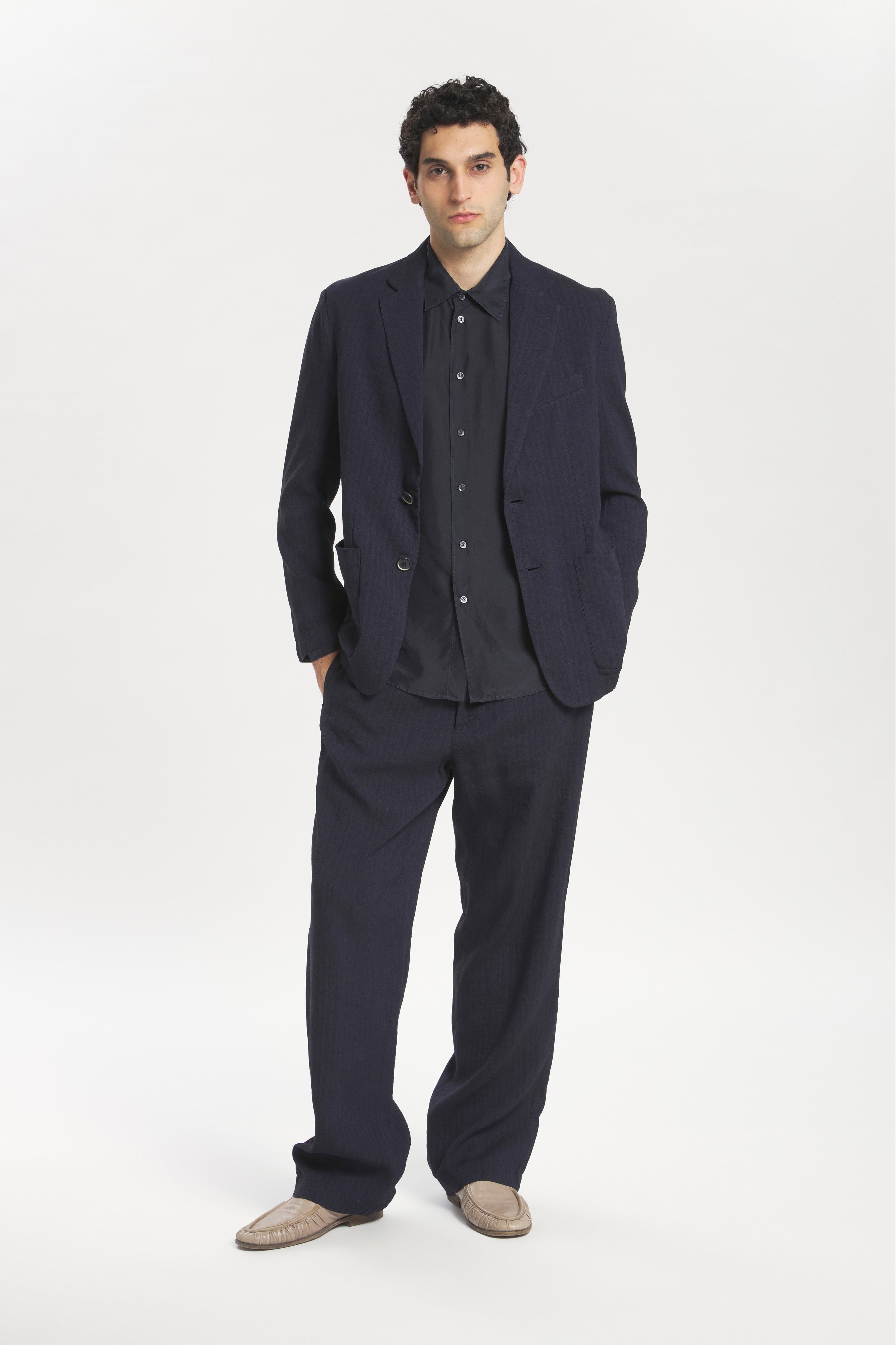 Trousers Delfo Lisca Navy