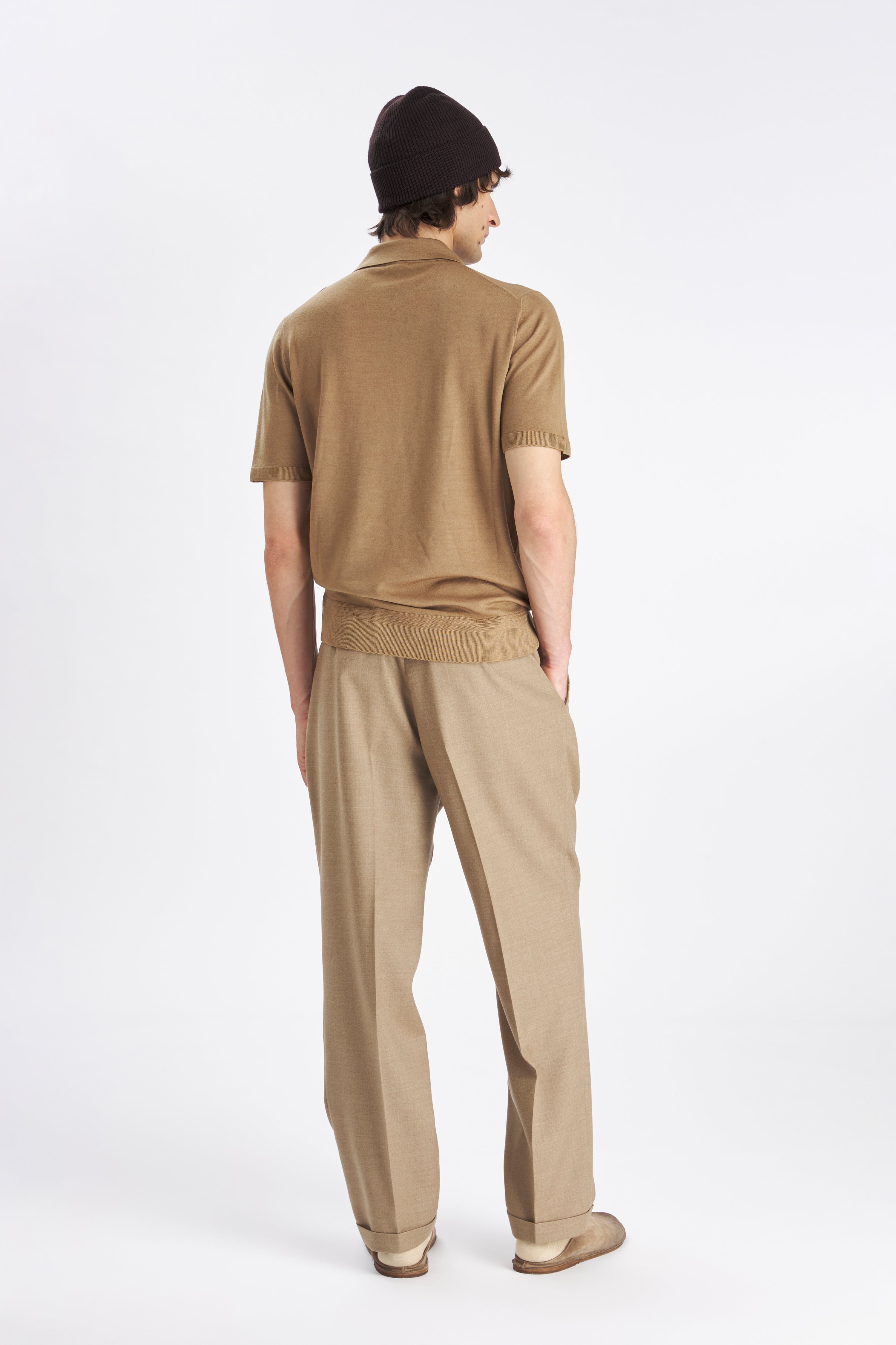 Trousers Drapier Flan Camel