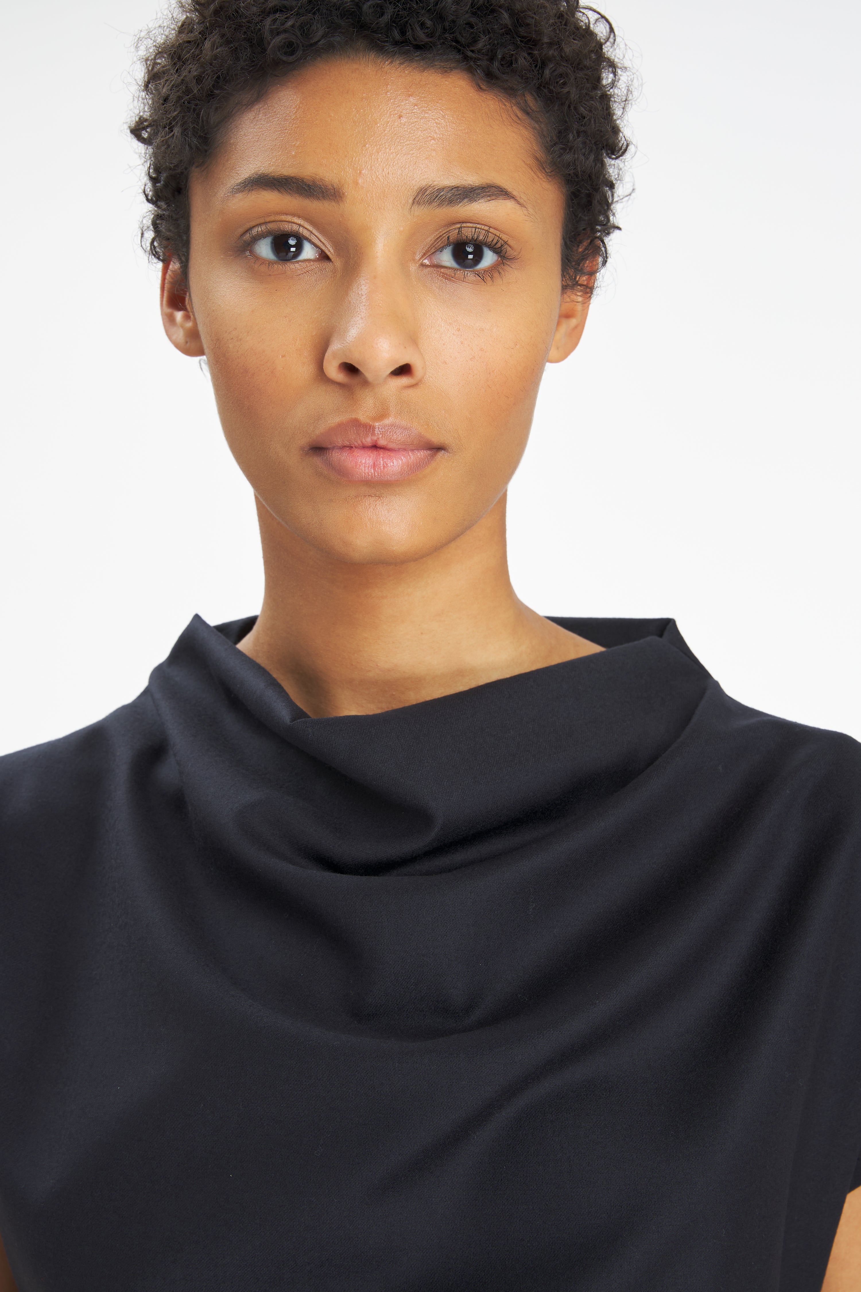 Top Bianchina Flan Navy