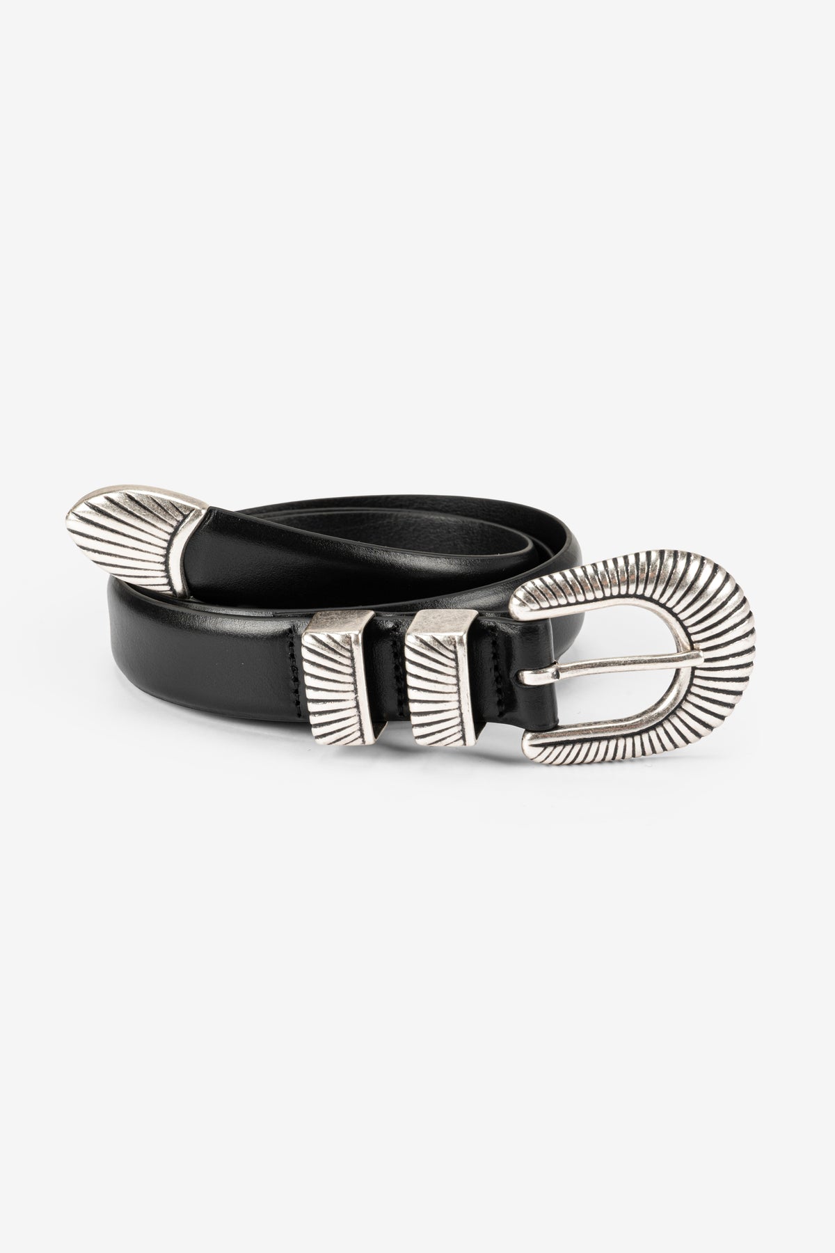 Belt Cinta Tirelo Pelle Nero