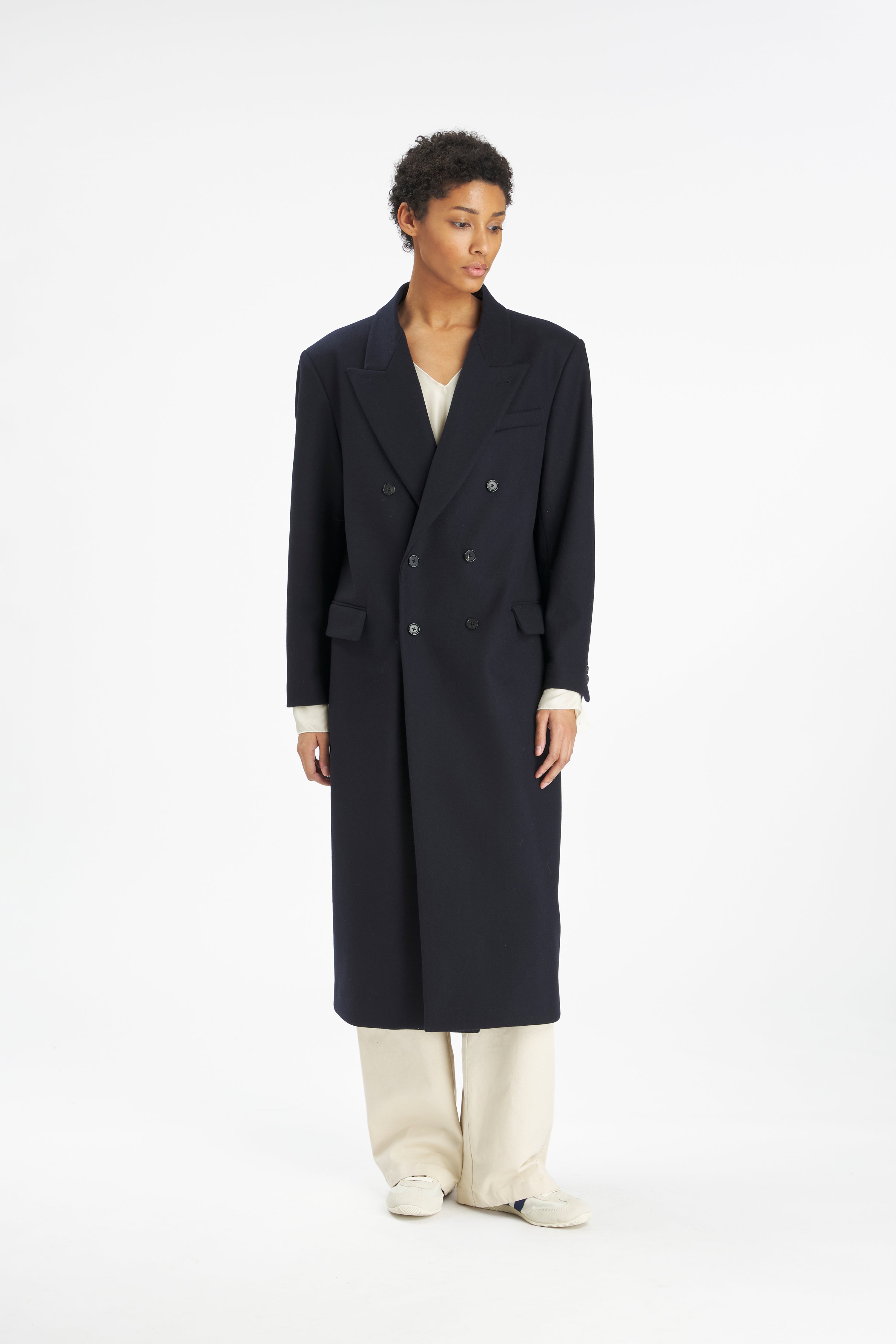 Coat Gianni Caramal Navy