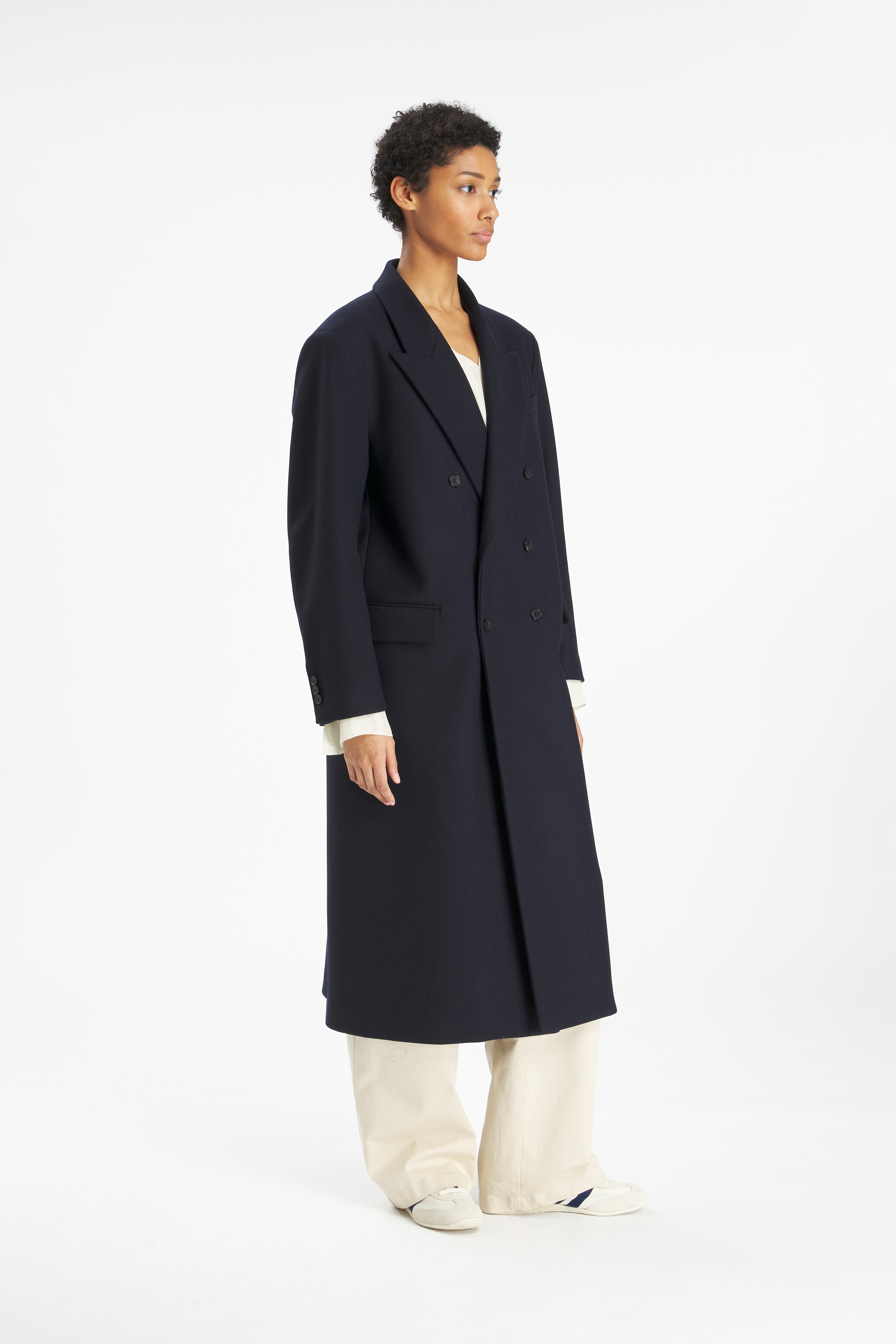Coat Gianni Caramal Navy