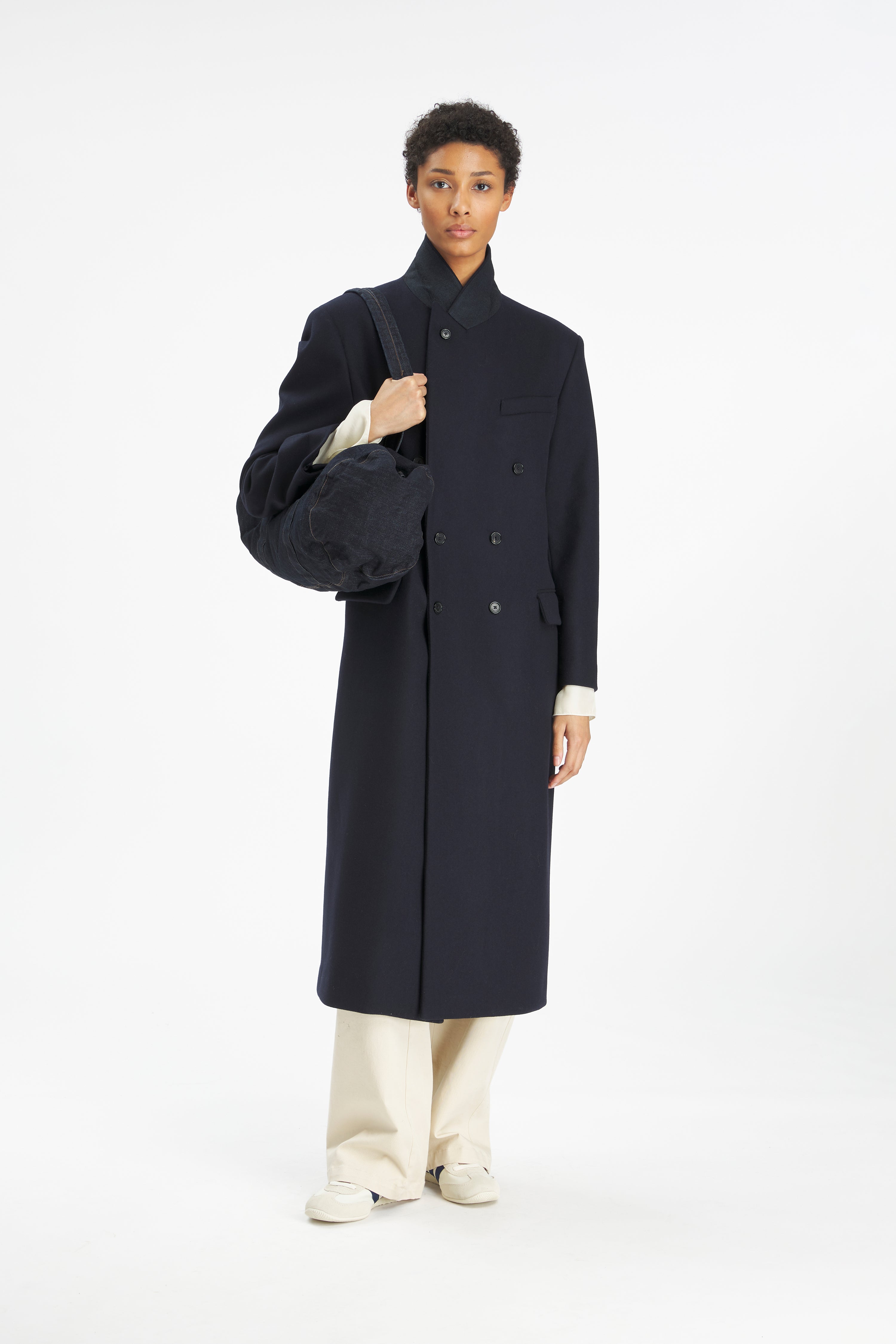 Coat Gianni Caramal Navy