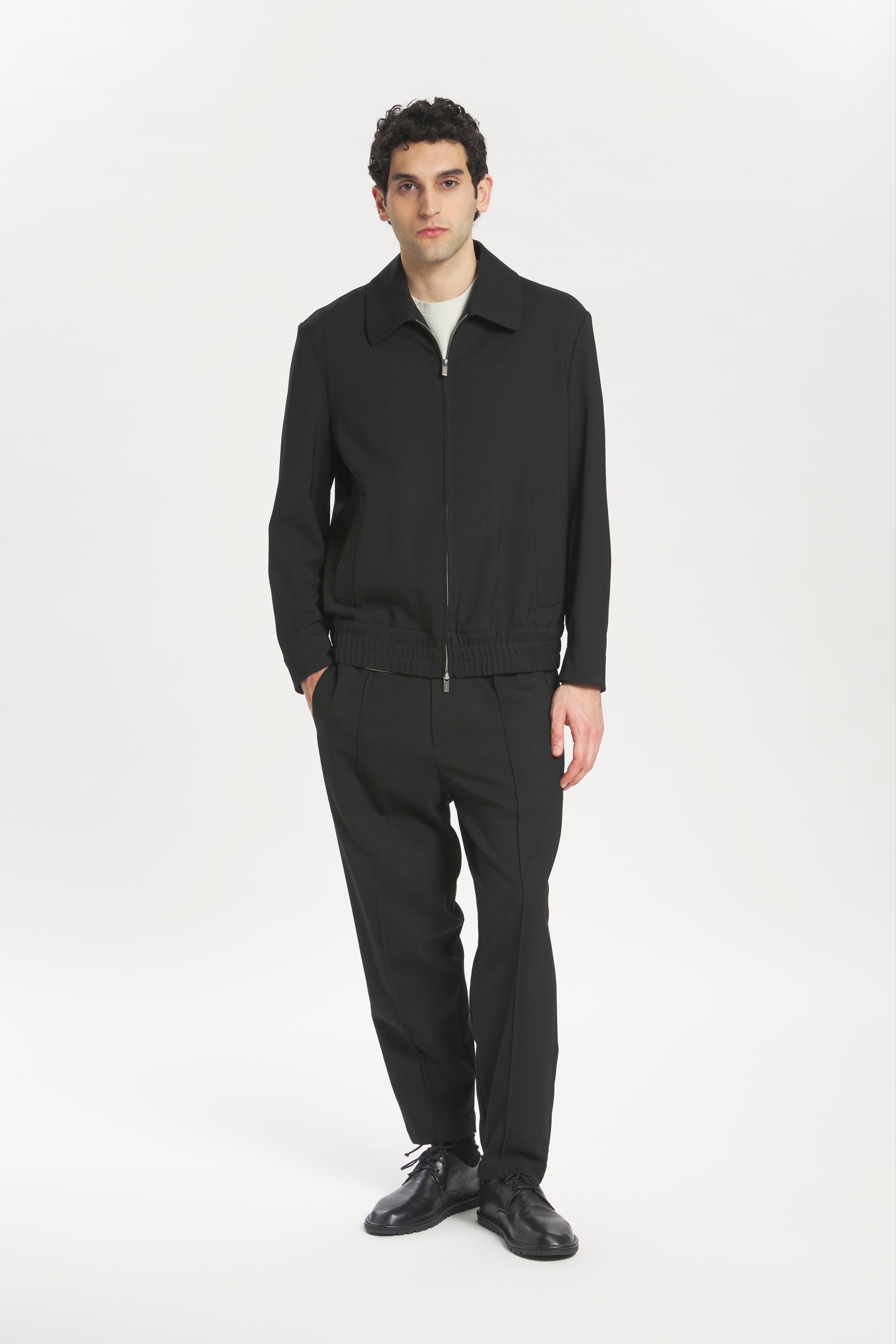 Coat  Tibio Grana Nero