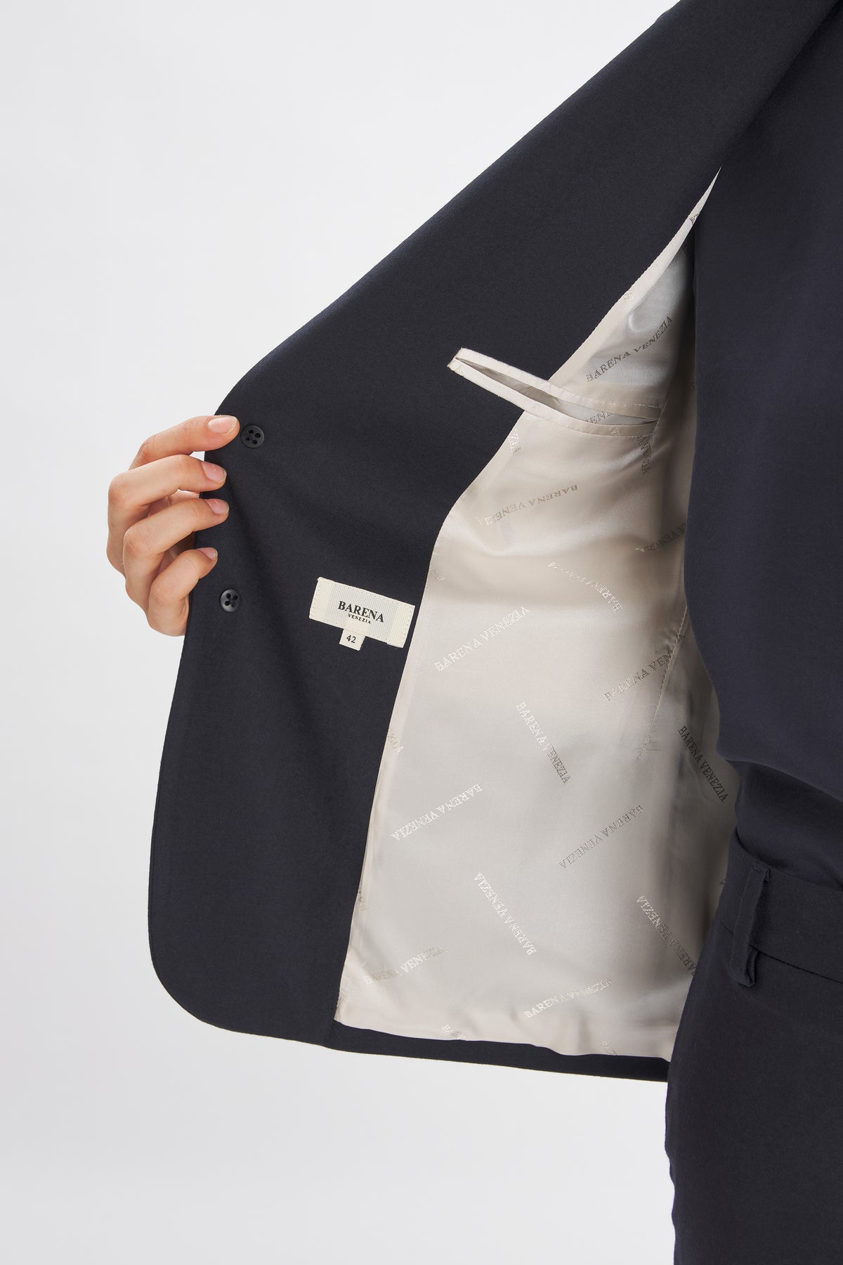 Jacket Sila Flan Navy