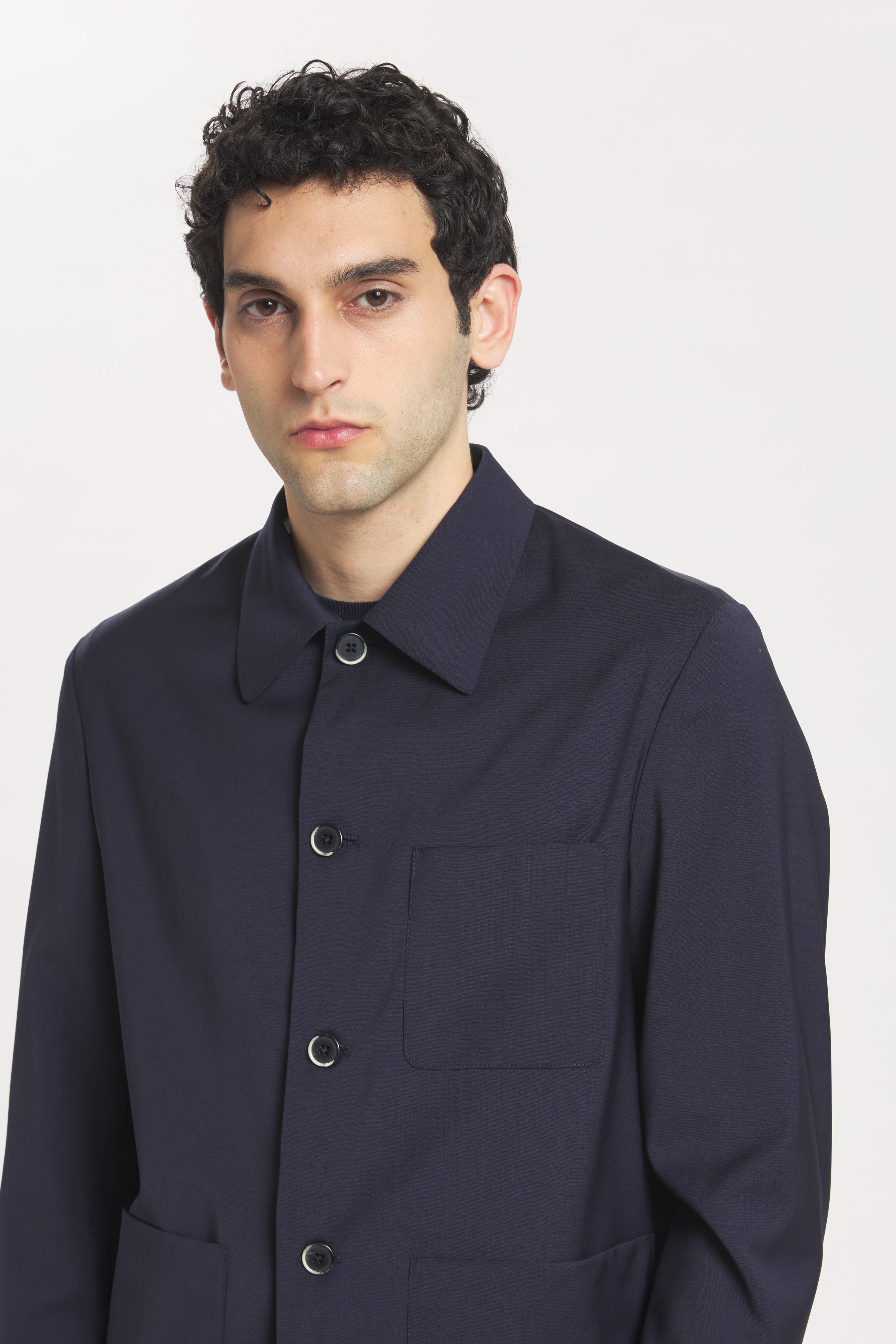Overshirt Visal Tropical Navy