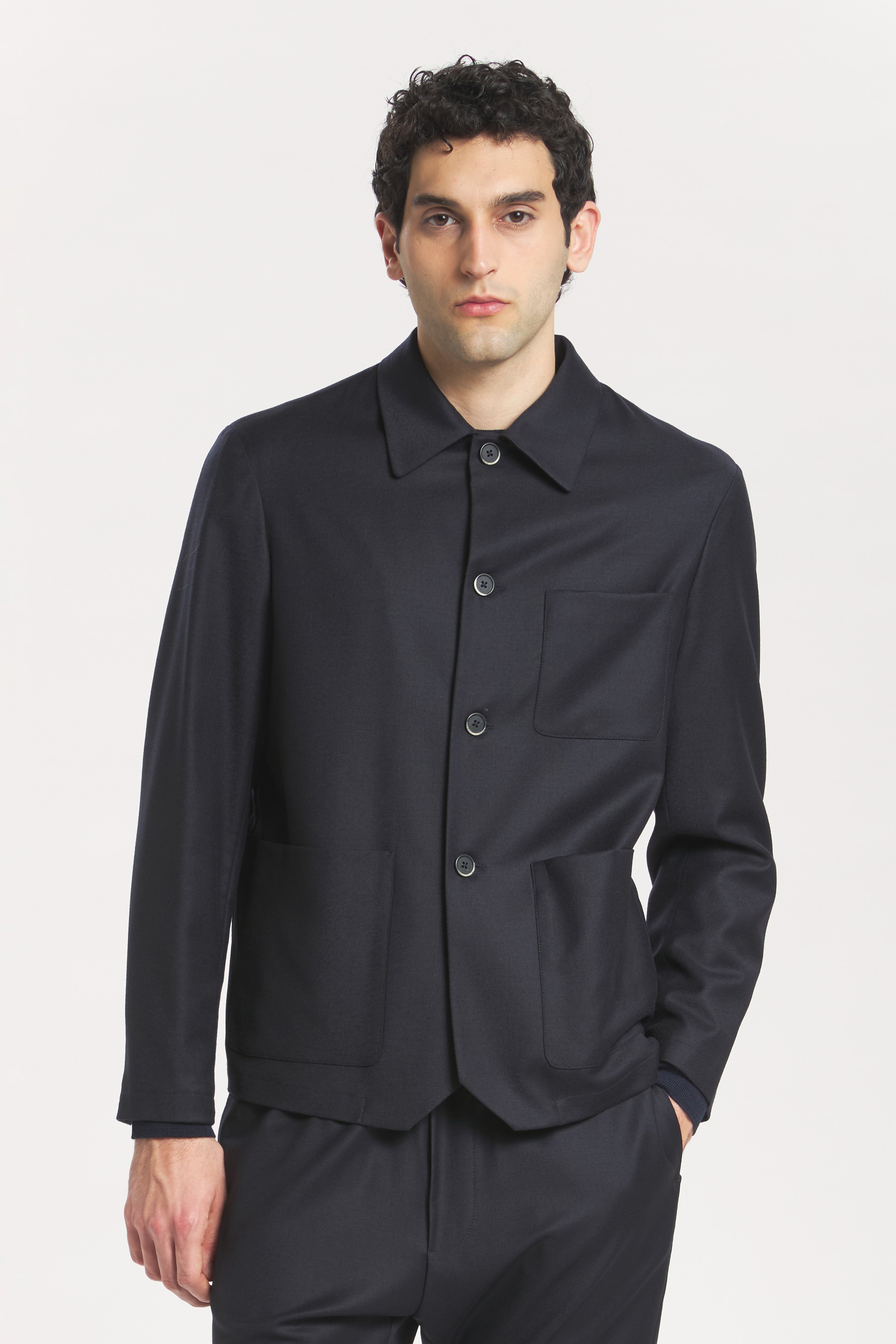 Overshirt Visal Flan Navy