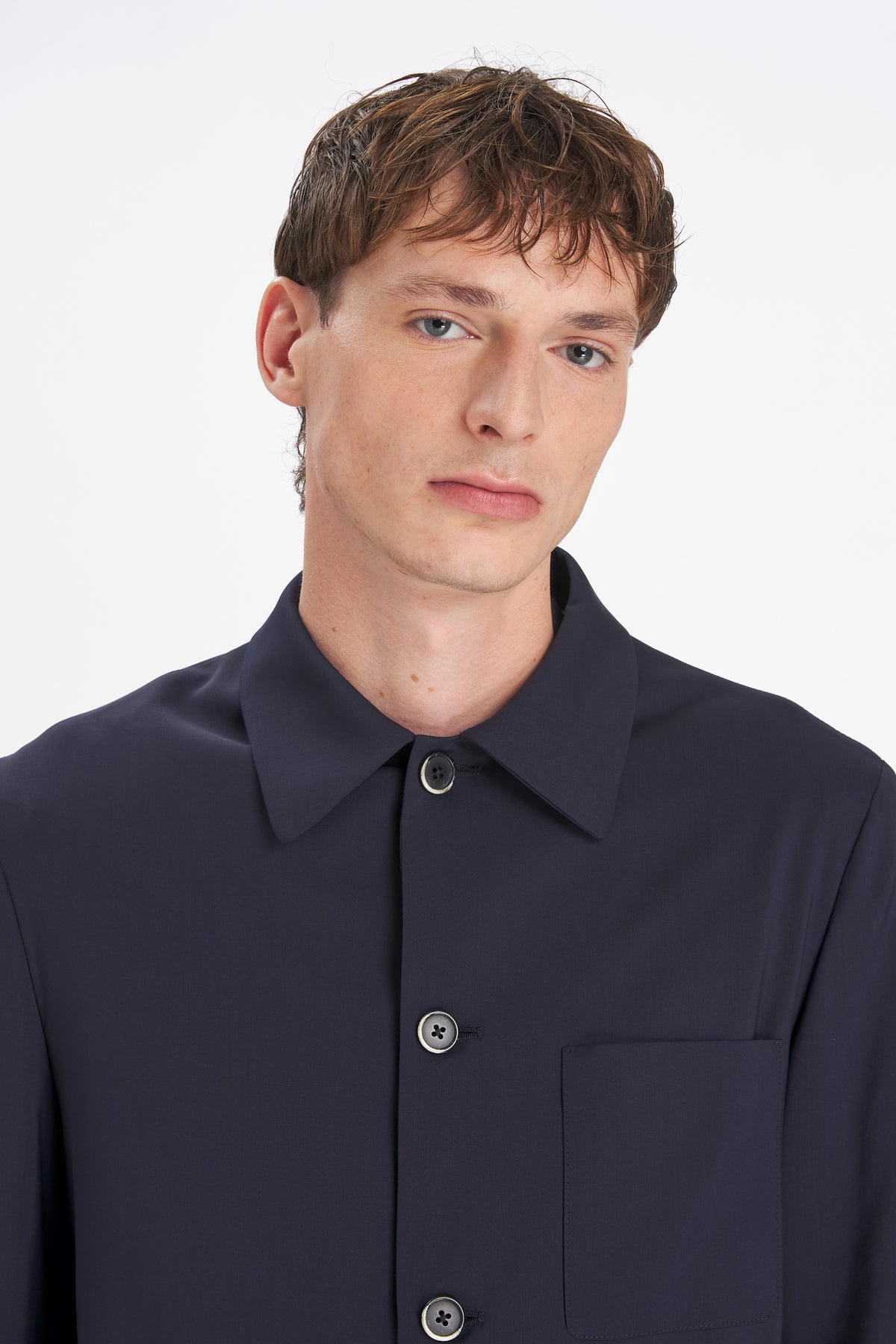 Overshirt Visal Tropical Navy