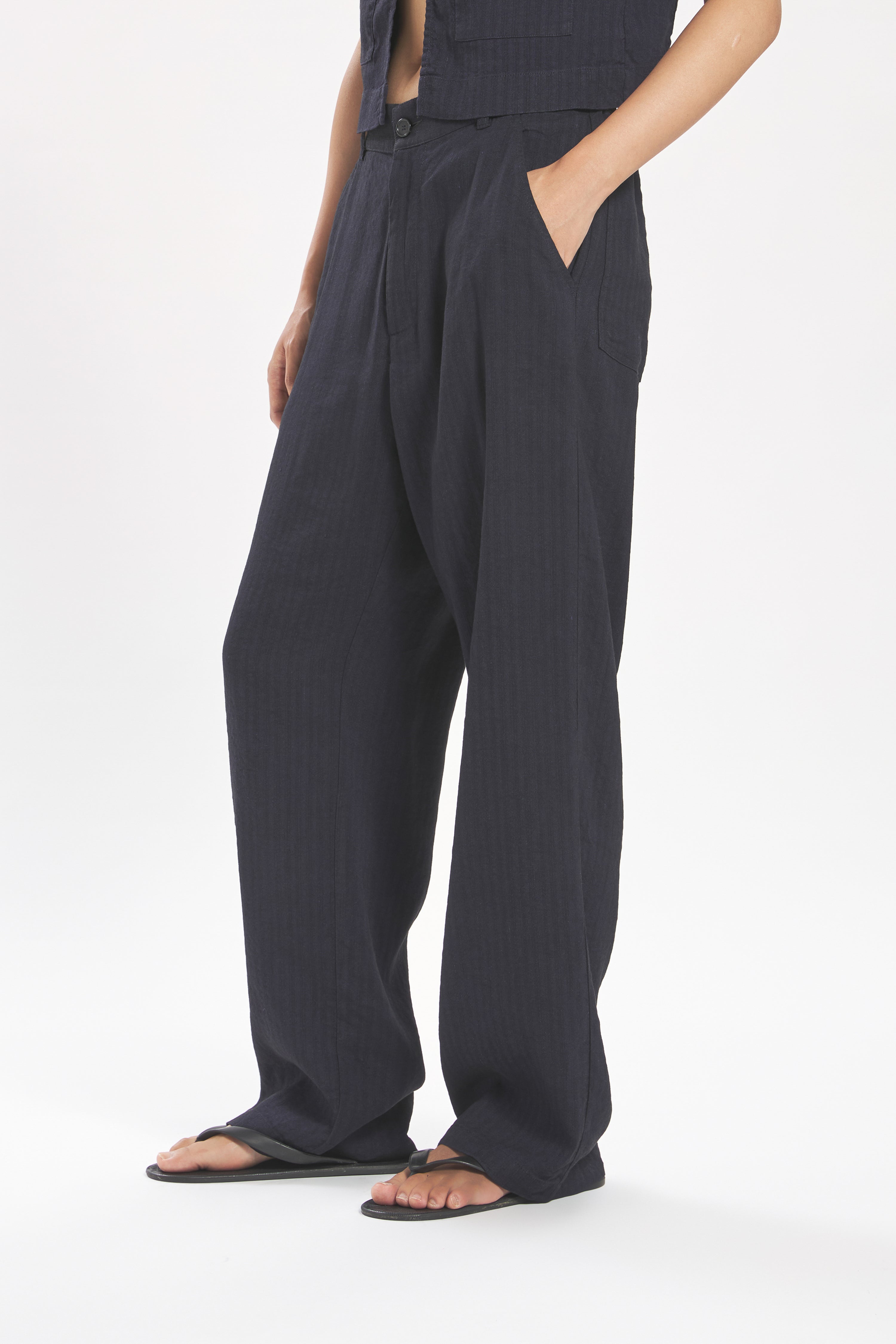 Trousers Ida Lisca  Navy