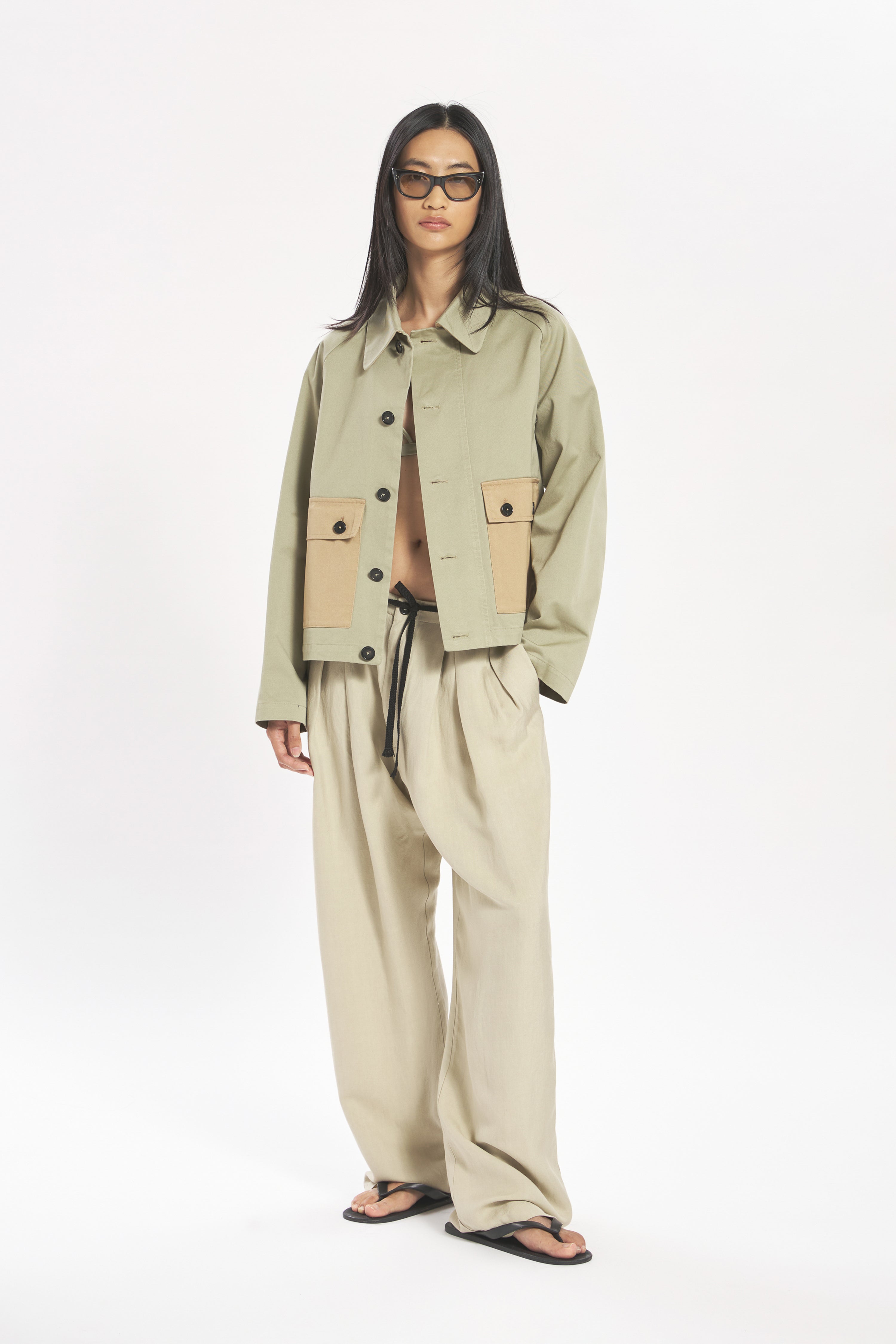 Trousers Pestrin Brezza Rosmarino