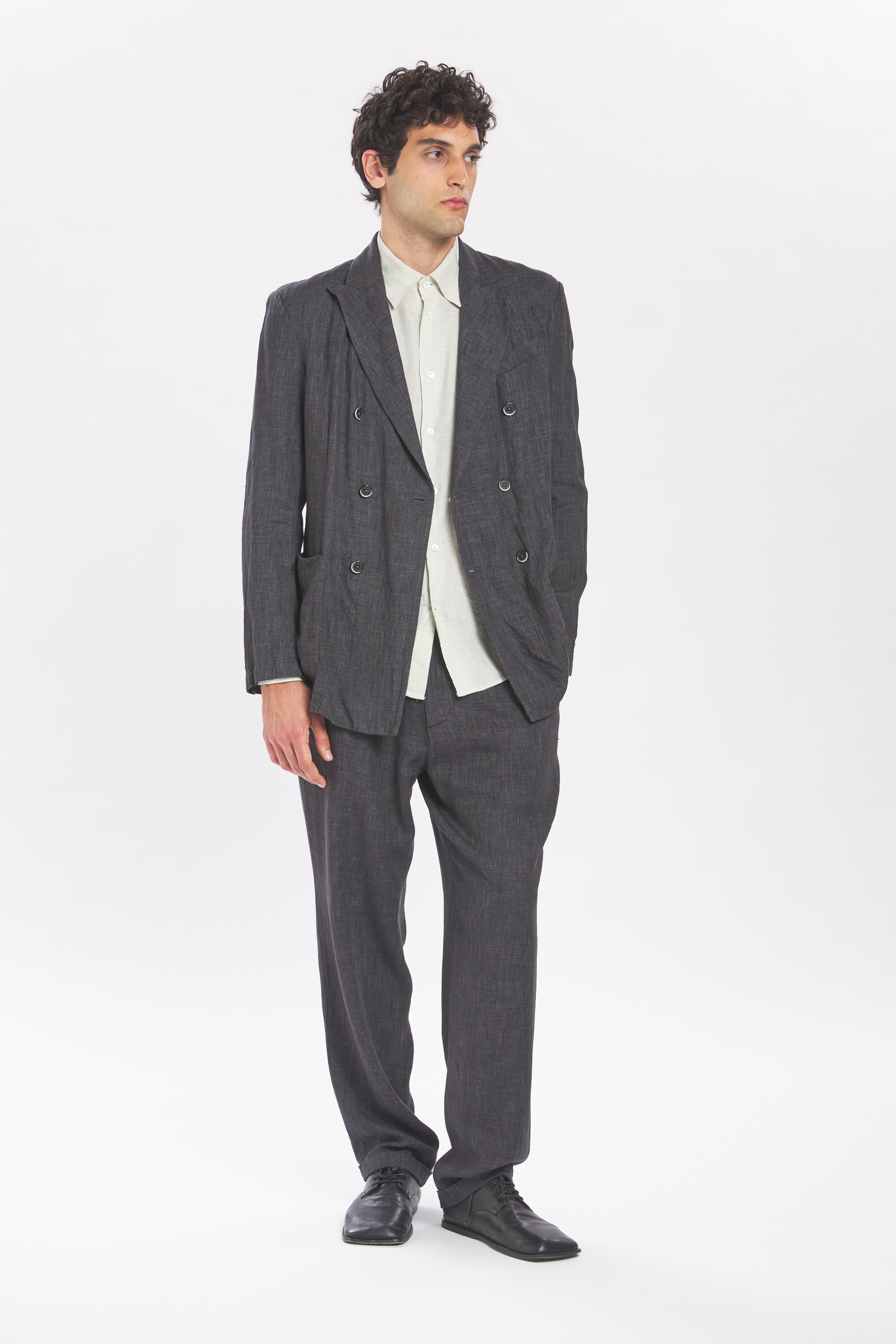 Trousers Drapier Simodo Piombo