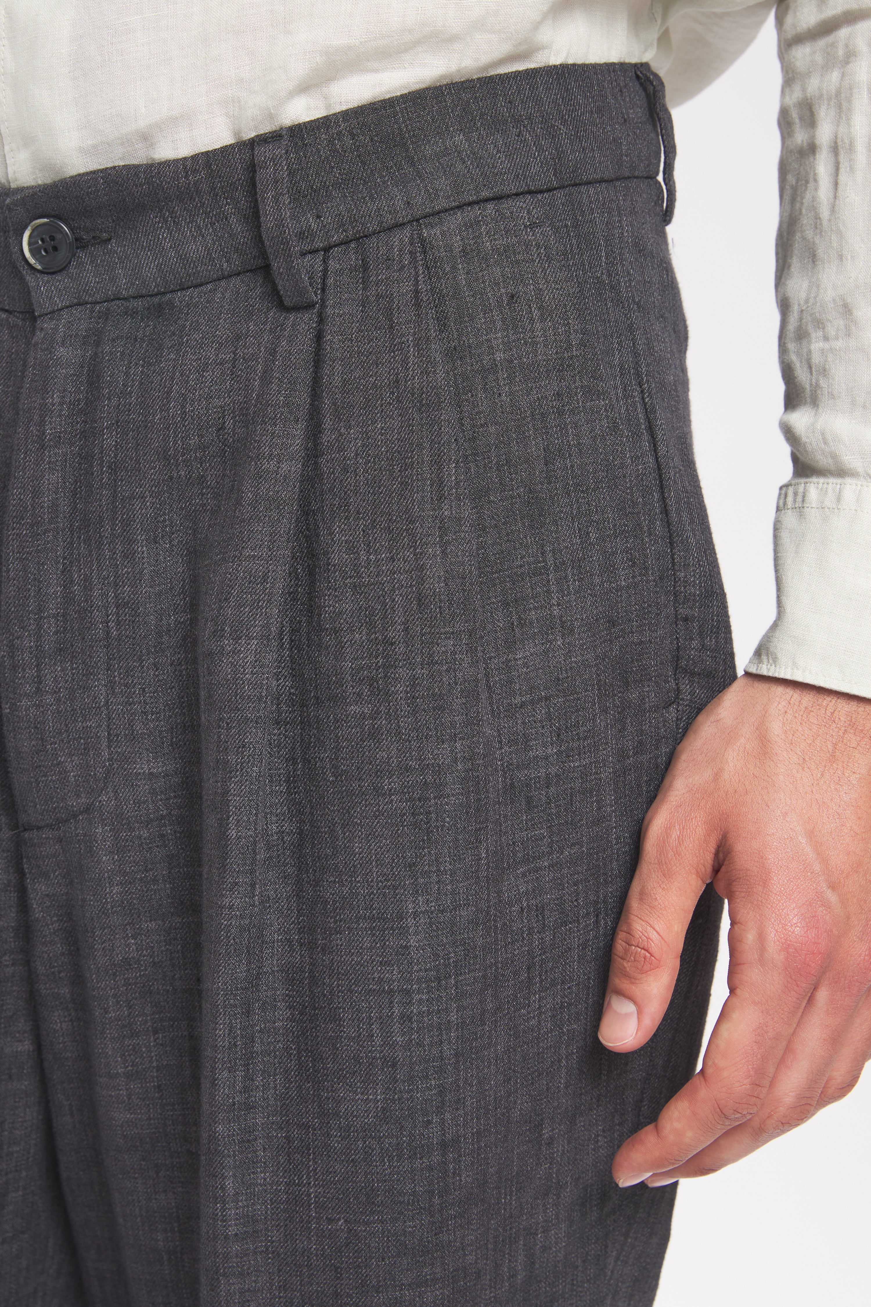 Trousers Drapier Simodo Piombo