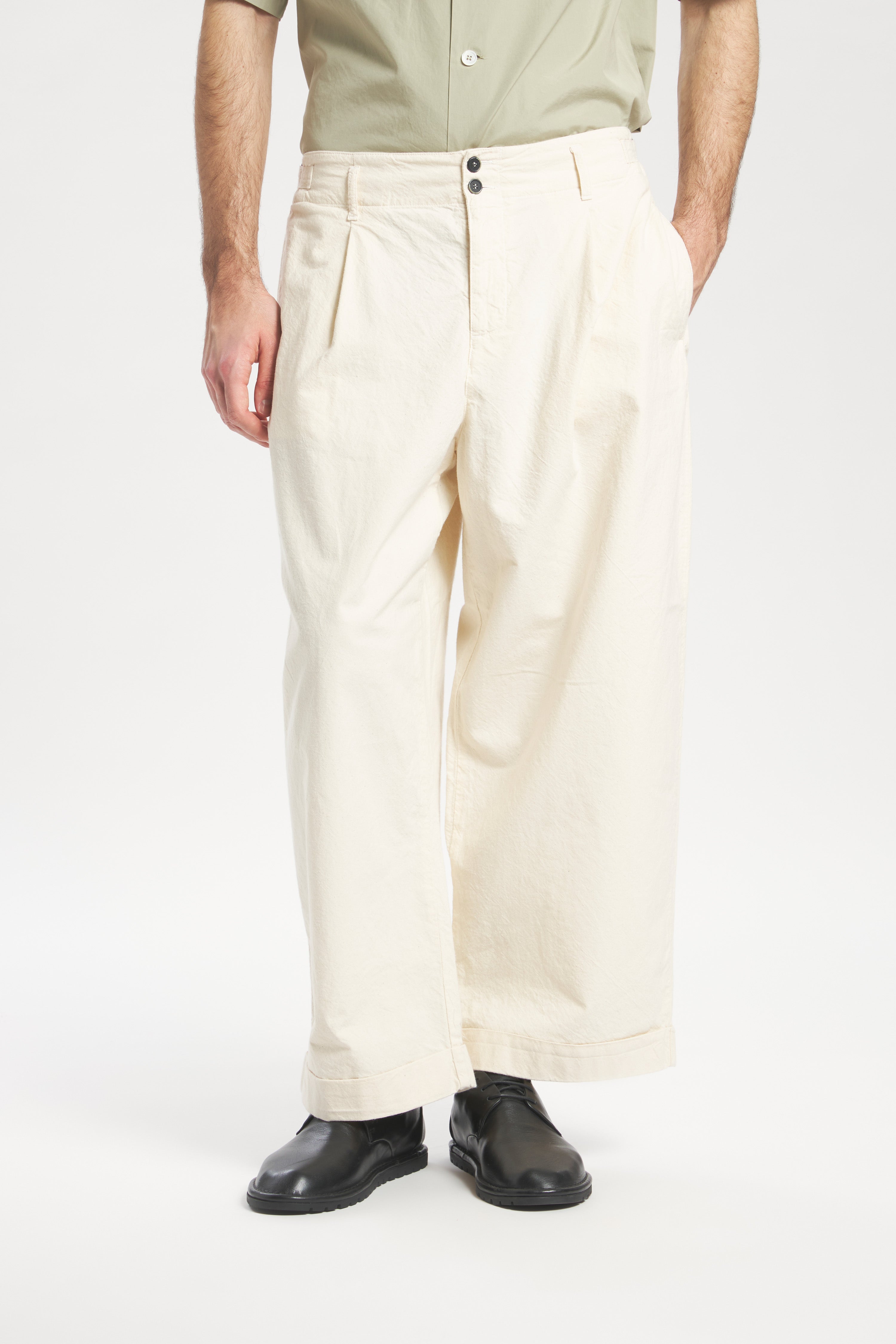 Trousers Felucon Garzoto Ecrù