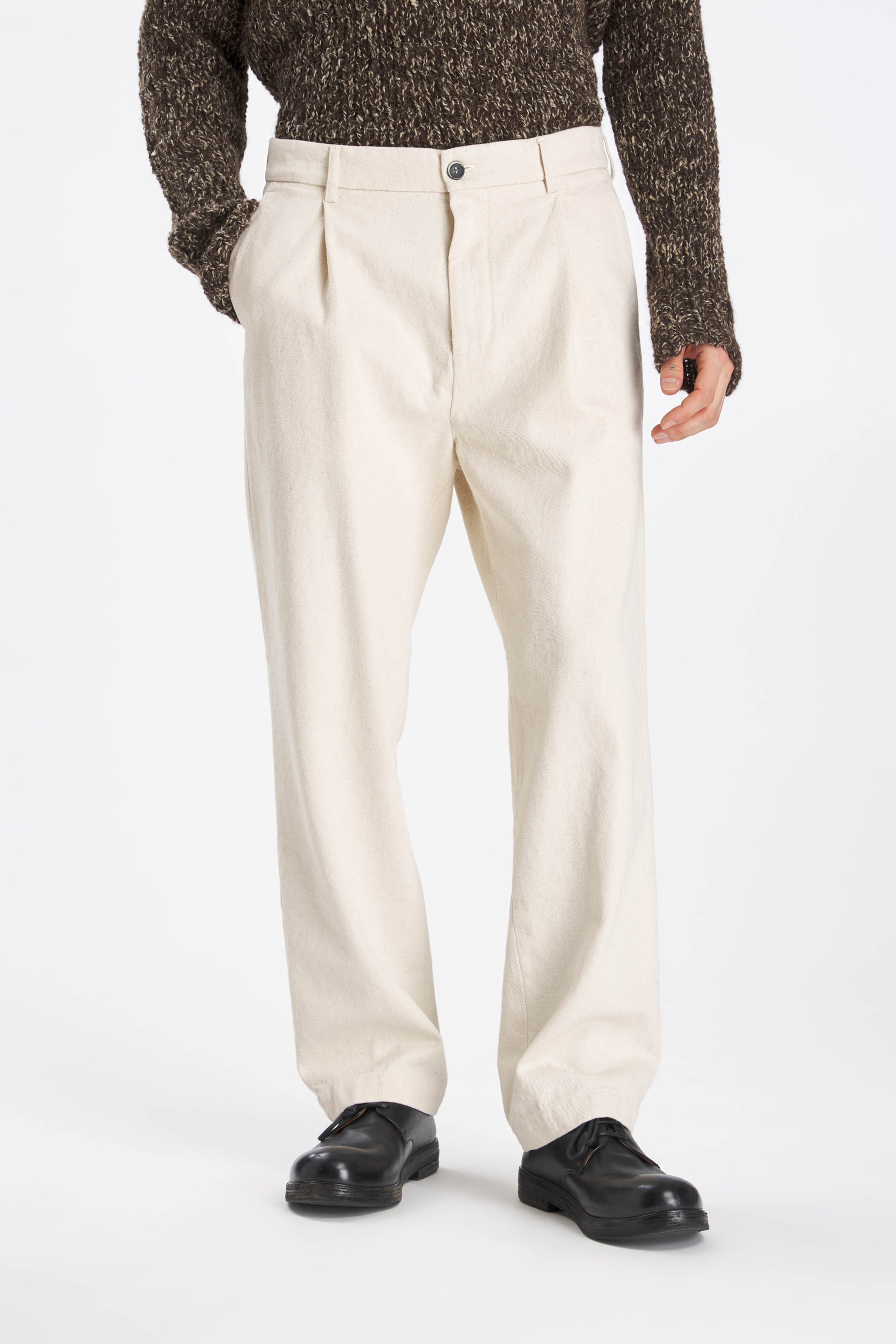 Trousers Mazengo Maretta Ecrù