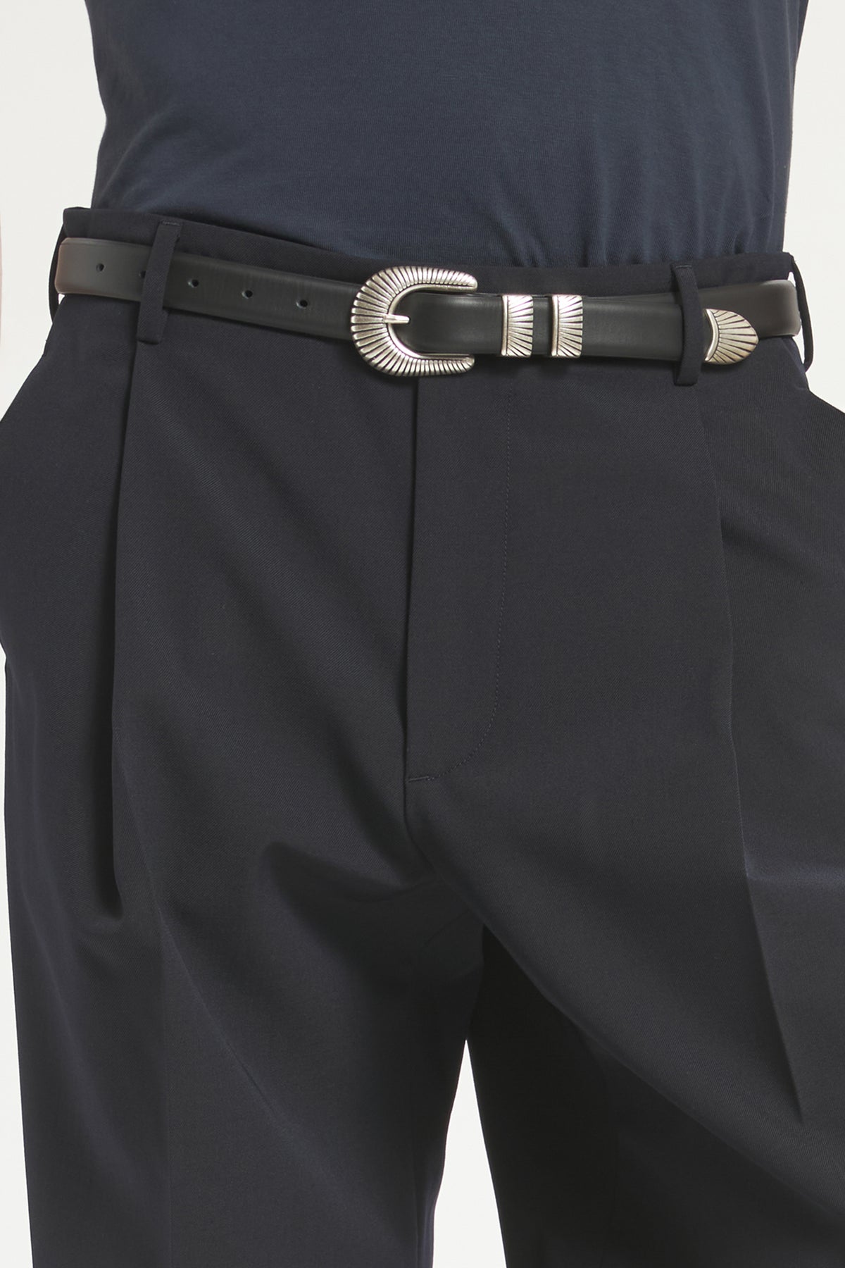 Belt Cinta Tirelo Pelle Nero