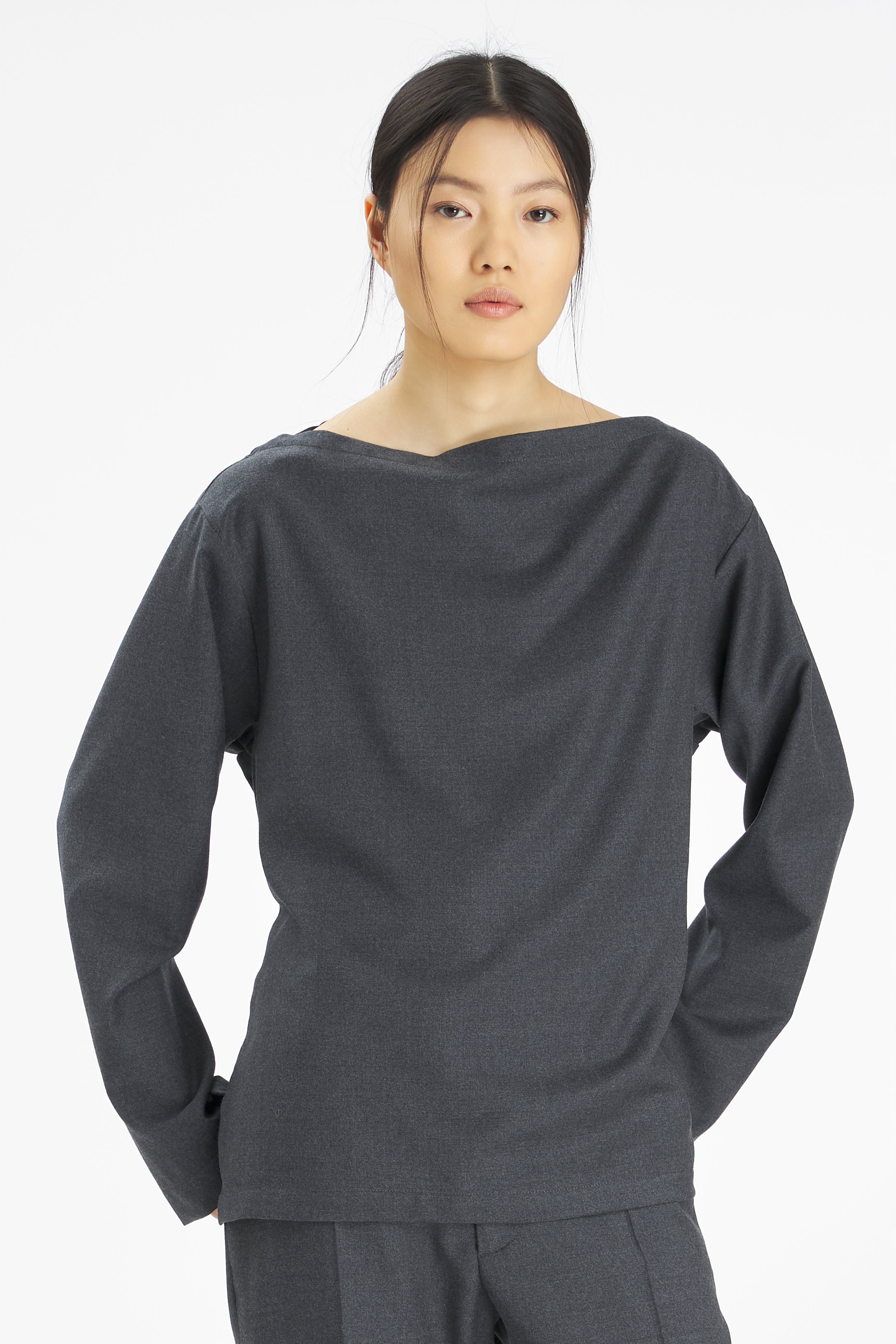 Top Valier Flan Grigio