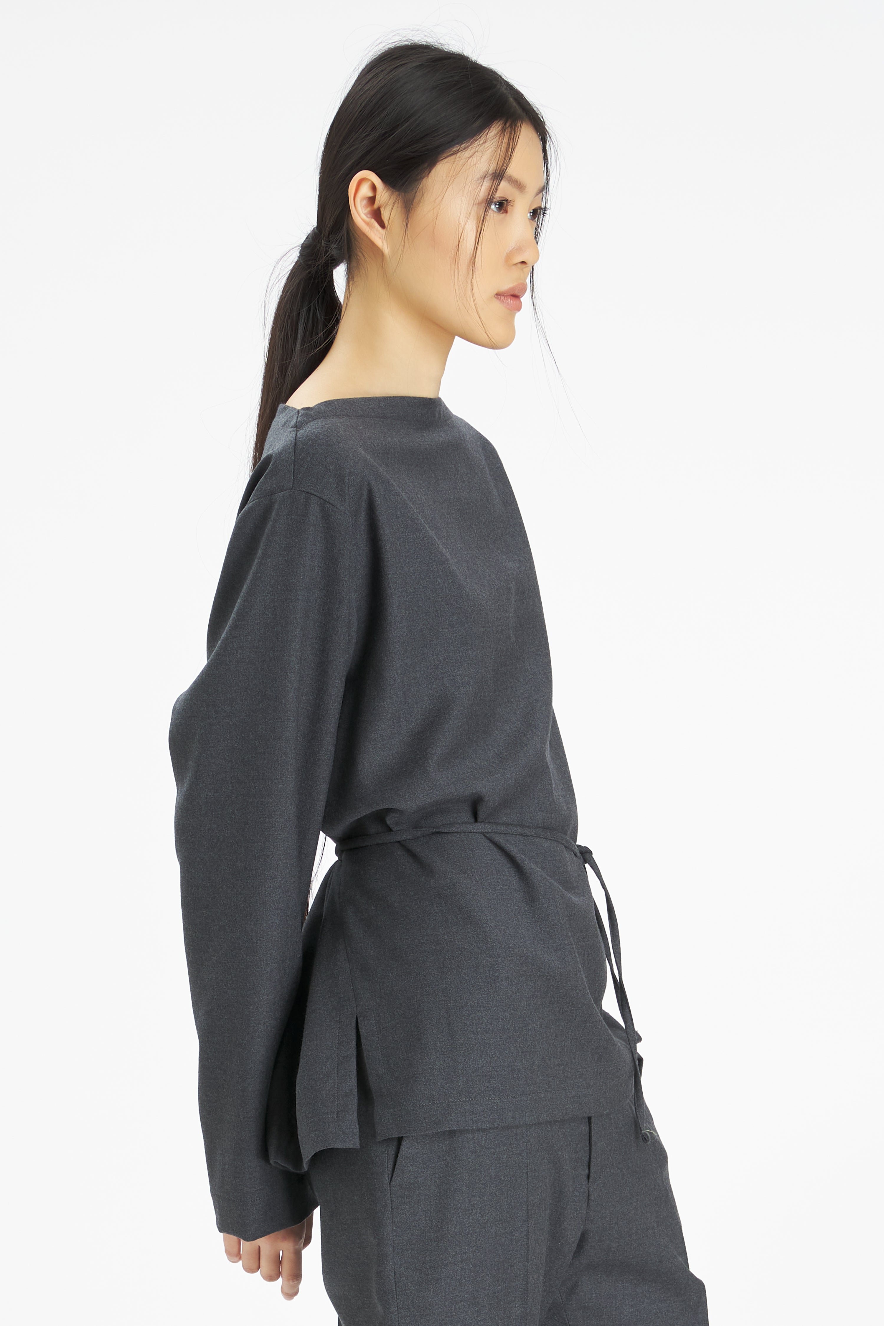 Top Valier Flan Grigio
